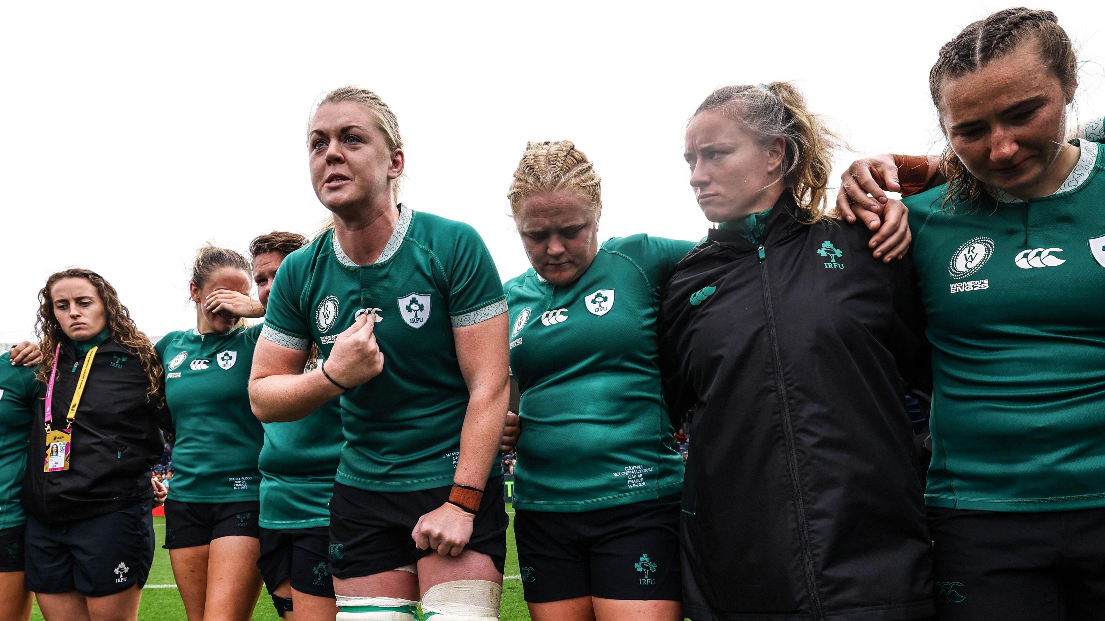 Sam Monaghan addresses the Irish team