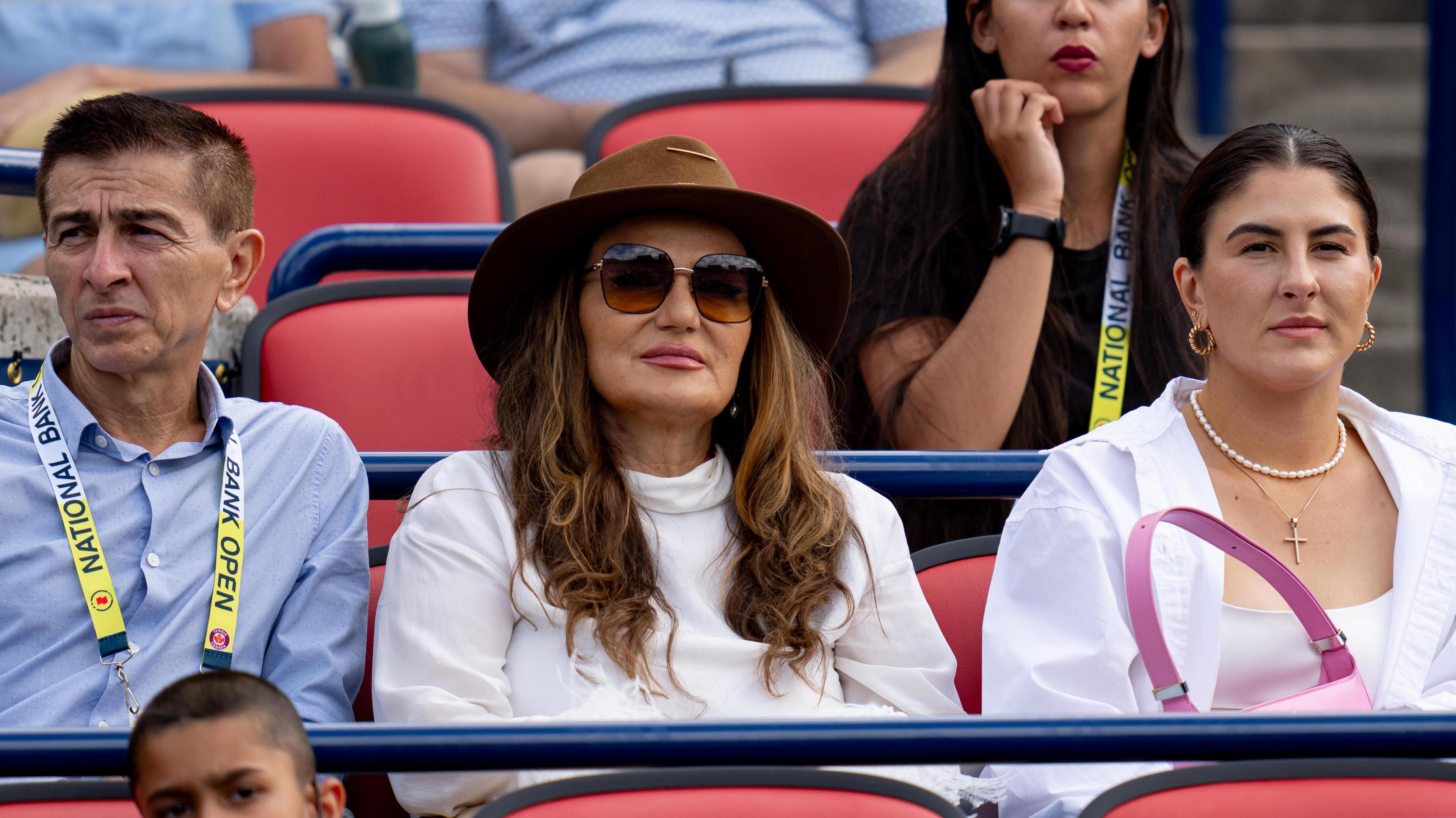 Bianca Andreescu and her mother, Maria and father, Nicu
