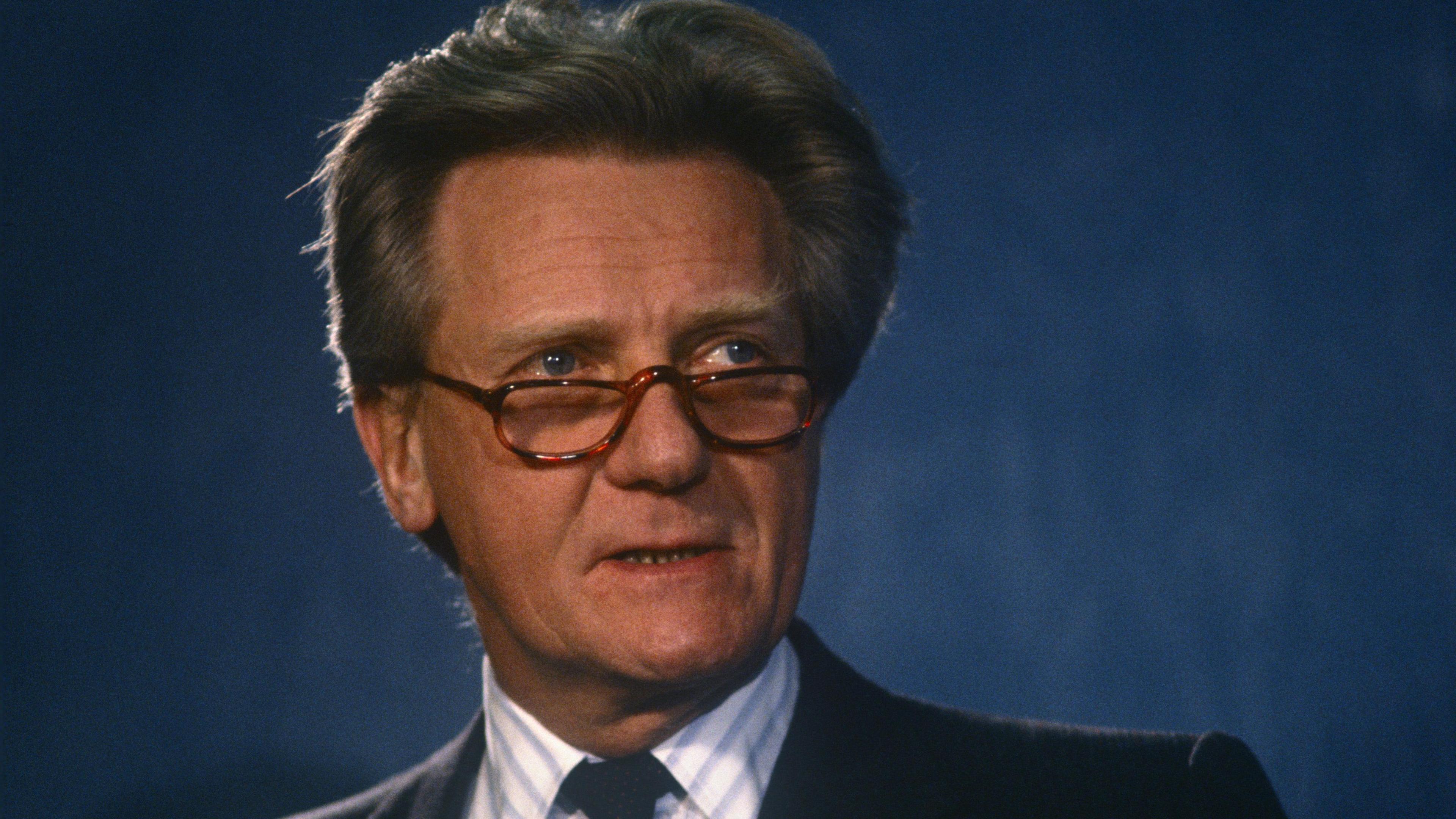 Michael Heseltine at the 1991 Conservative Party conference