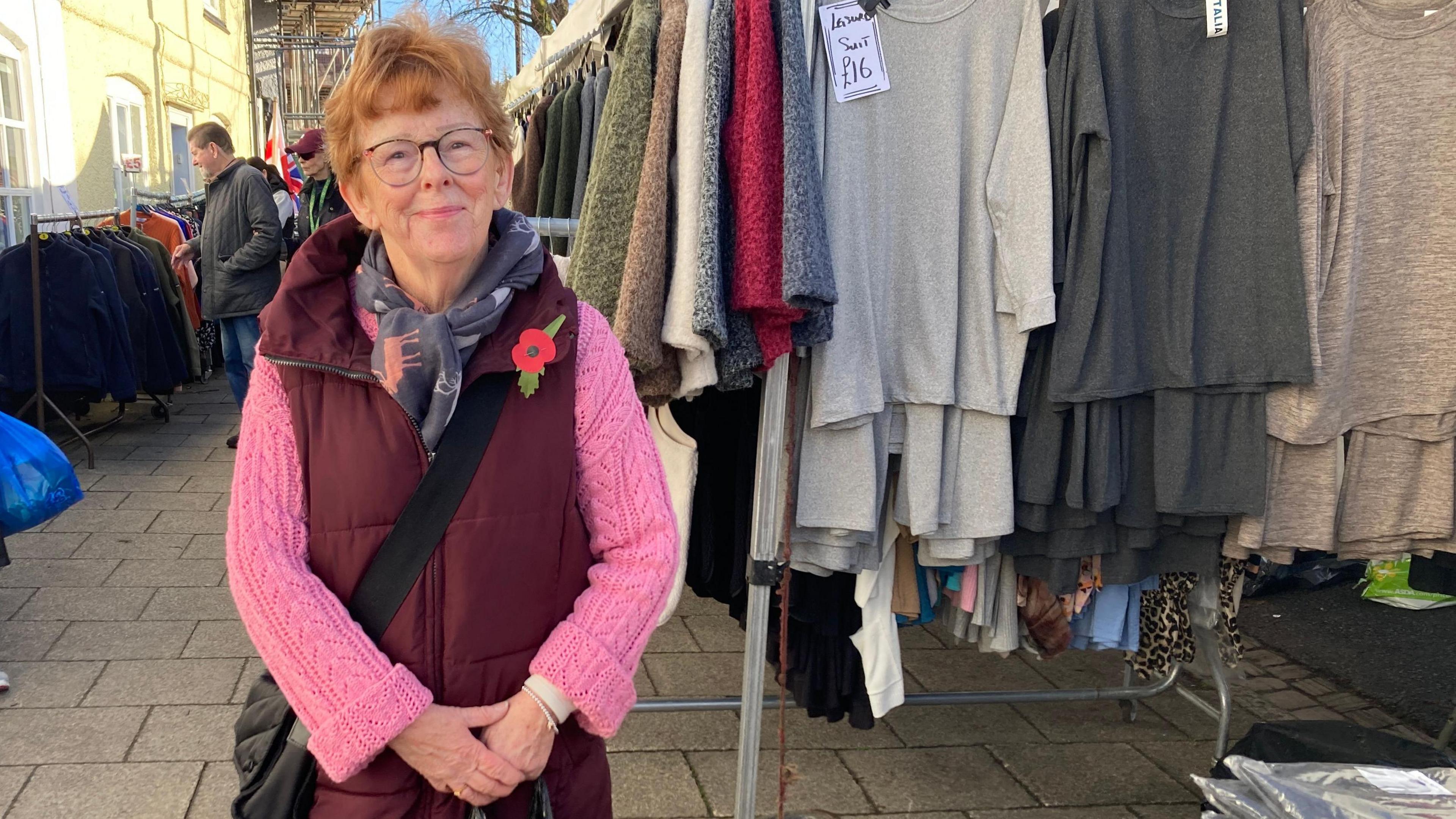 Jan Harwood at Frodsham Market