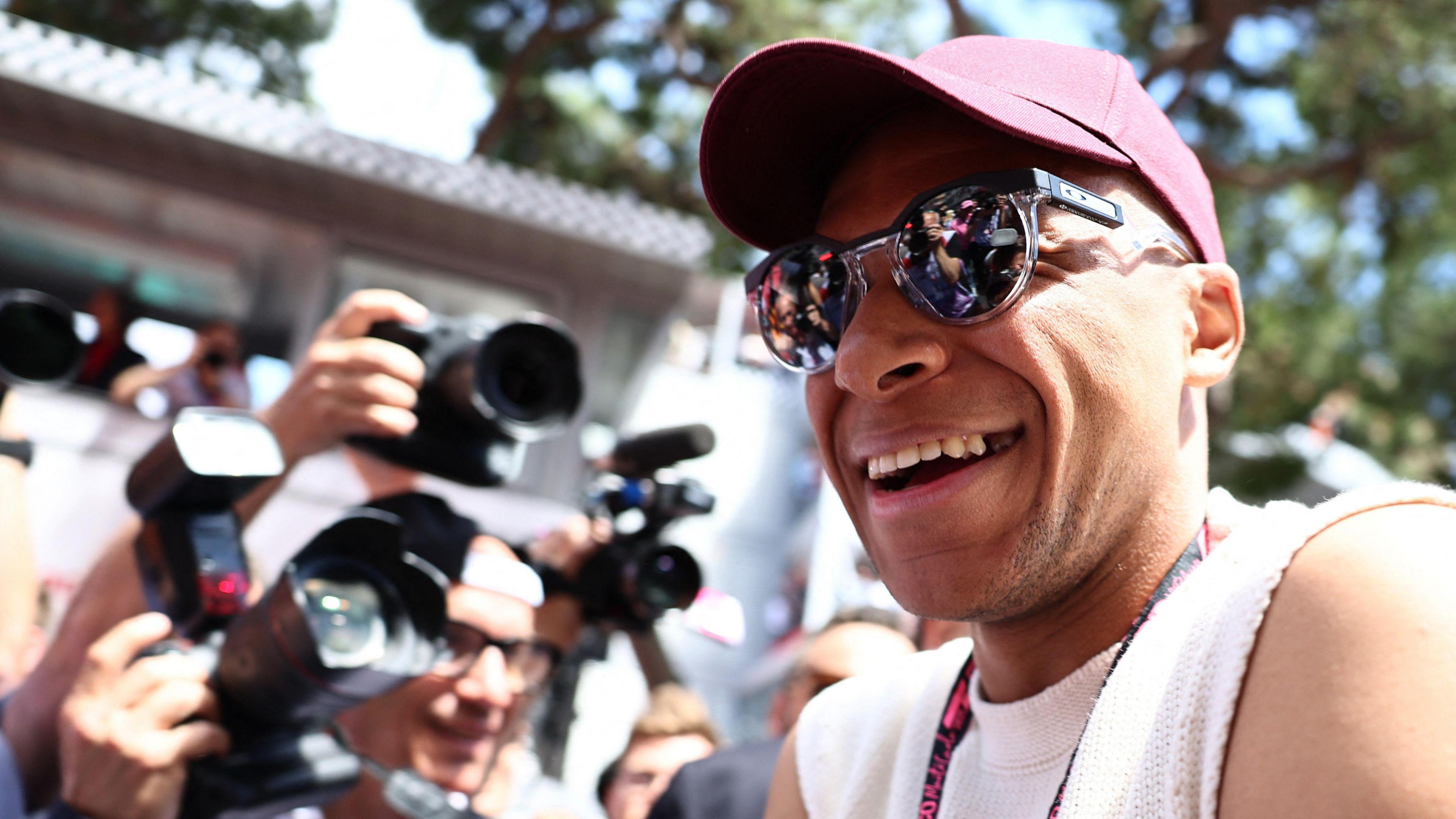 Kylian Mbappe at the Monaco Grand Prix