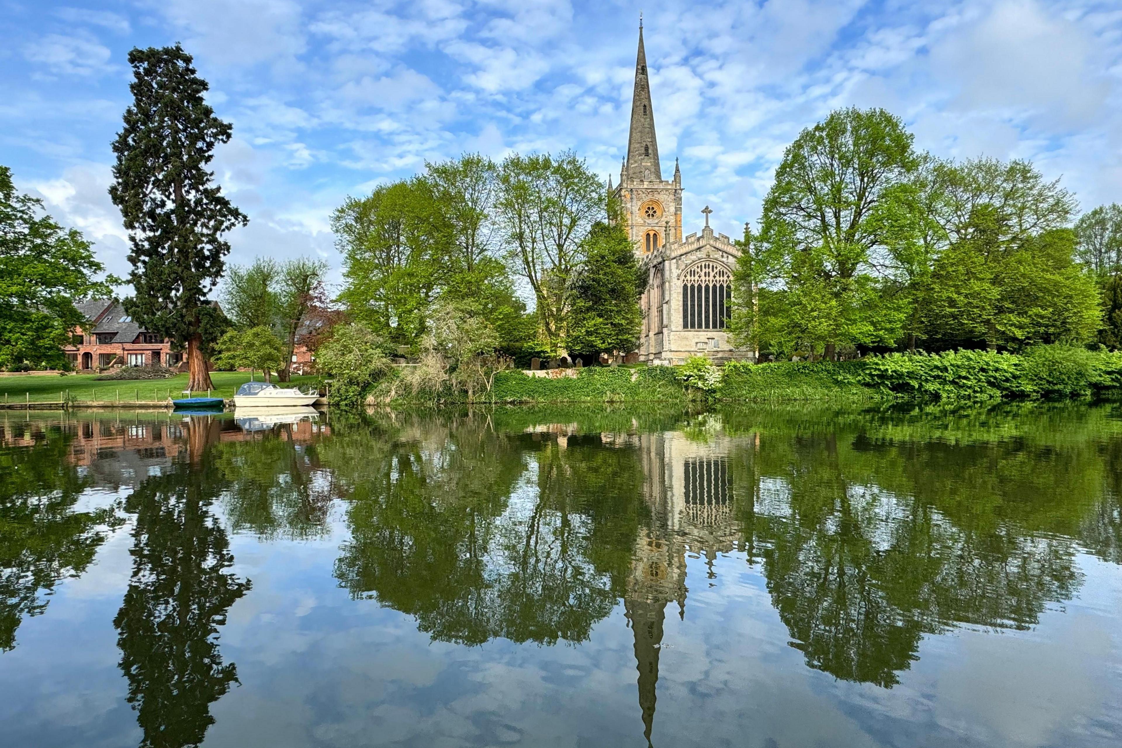 scene of church