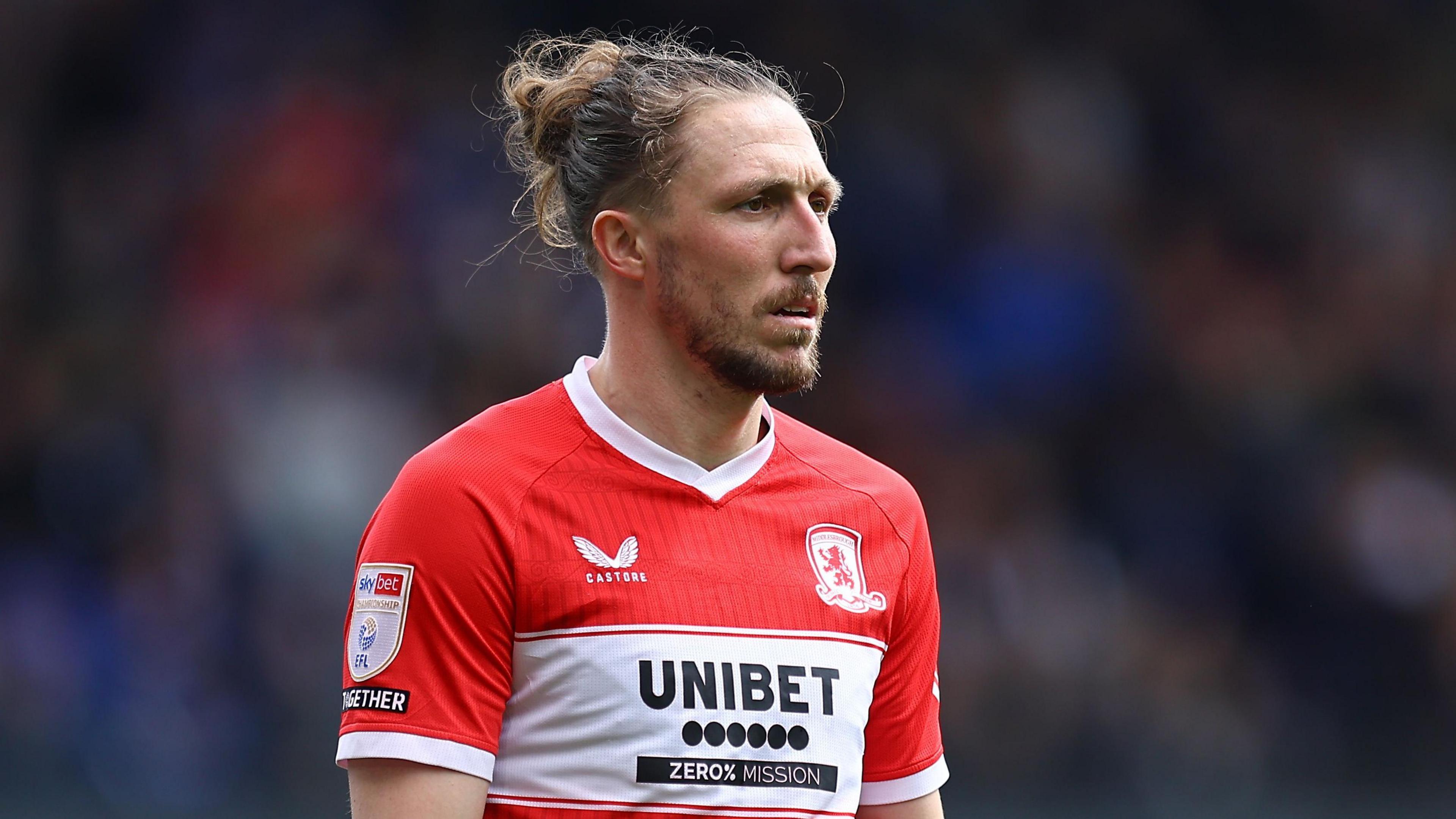 Luke Ayling during Middlesbrough's game at Ipswich.