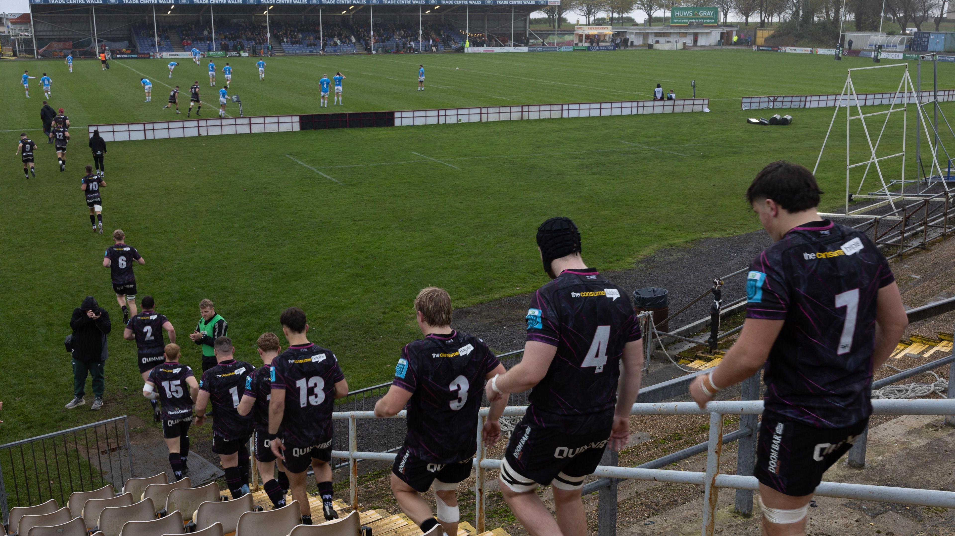 Ospreys chose St Helen's as their new permanent home rather than the Brewery Field in Bridgend