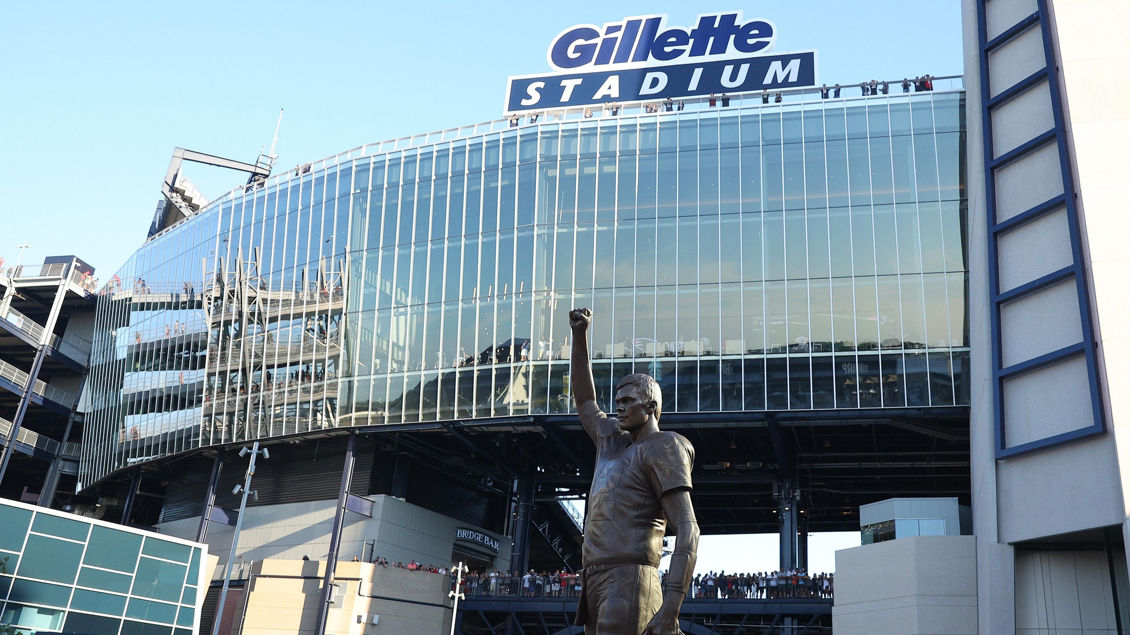 A general view of the Gillette Stadium