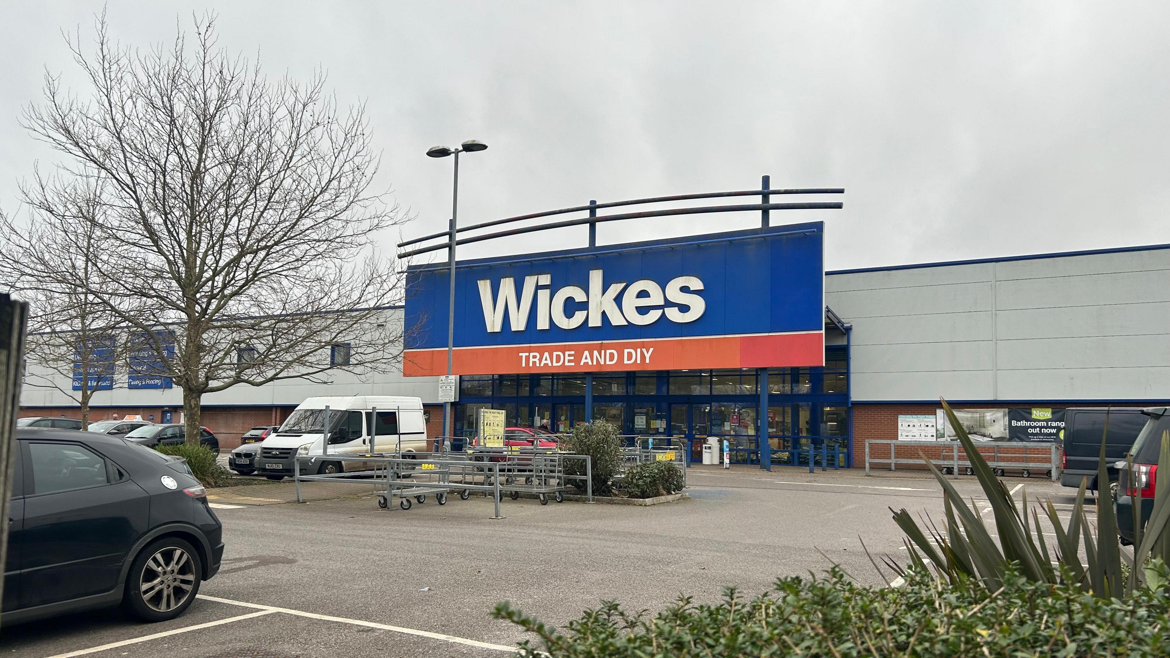 A general view of the Wickes DIY store 