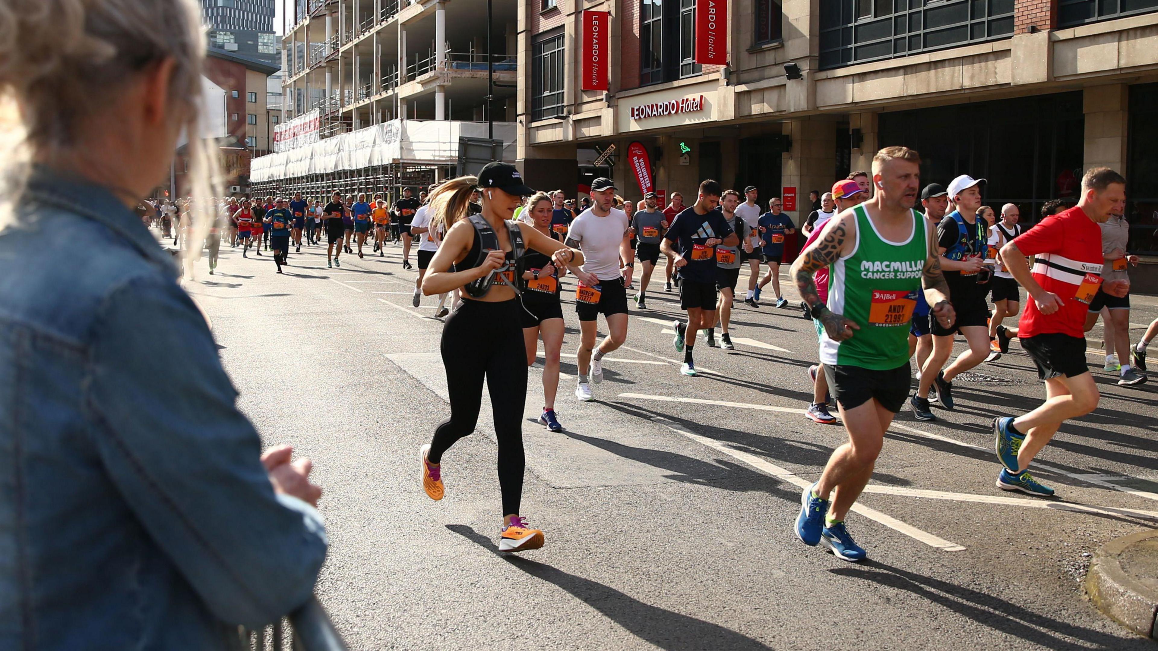 Runners in the 2023 Great Manchester Run