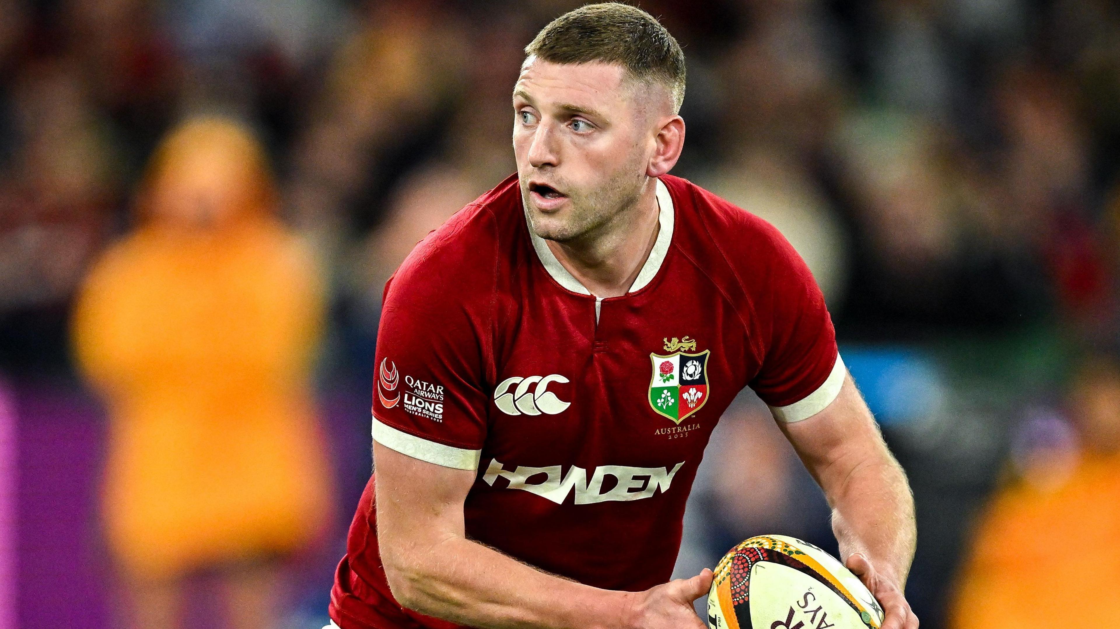 Finn Russell playing for the British and Irish Lions