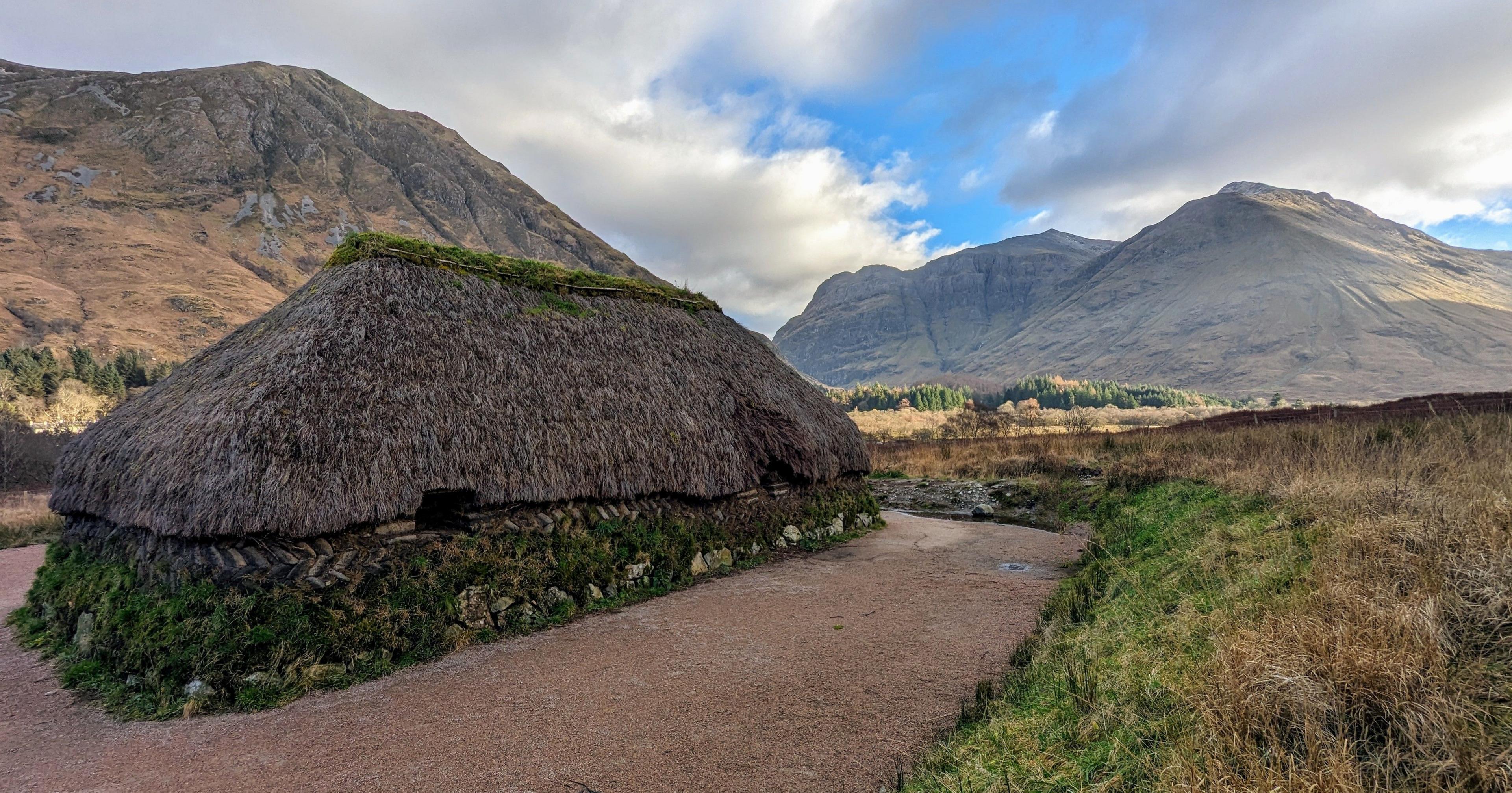 A turf house