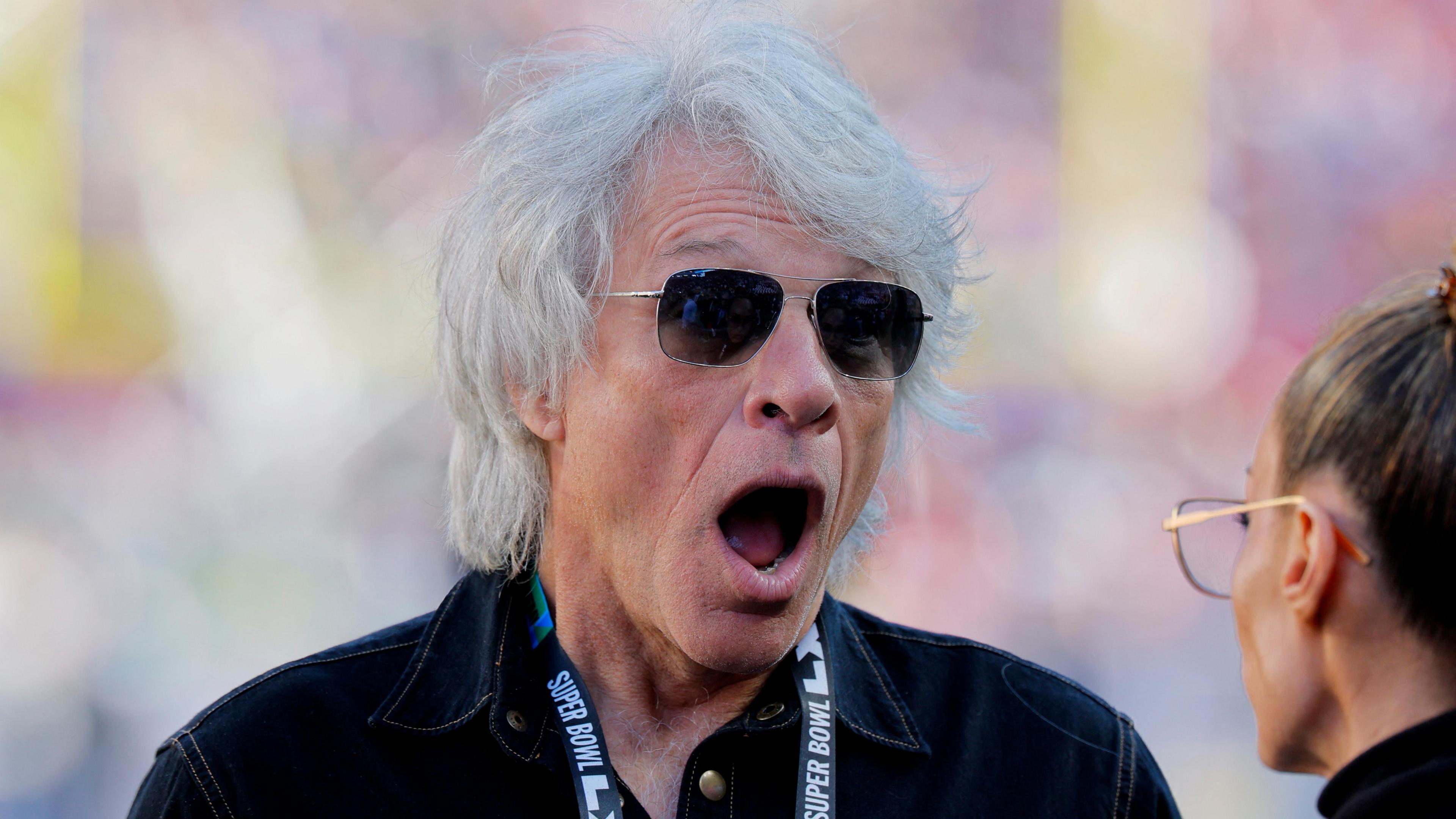 Jon Bon Jovi looking shocked