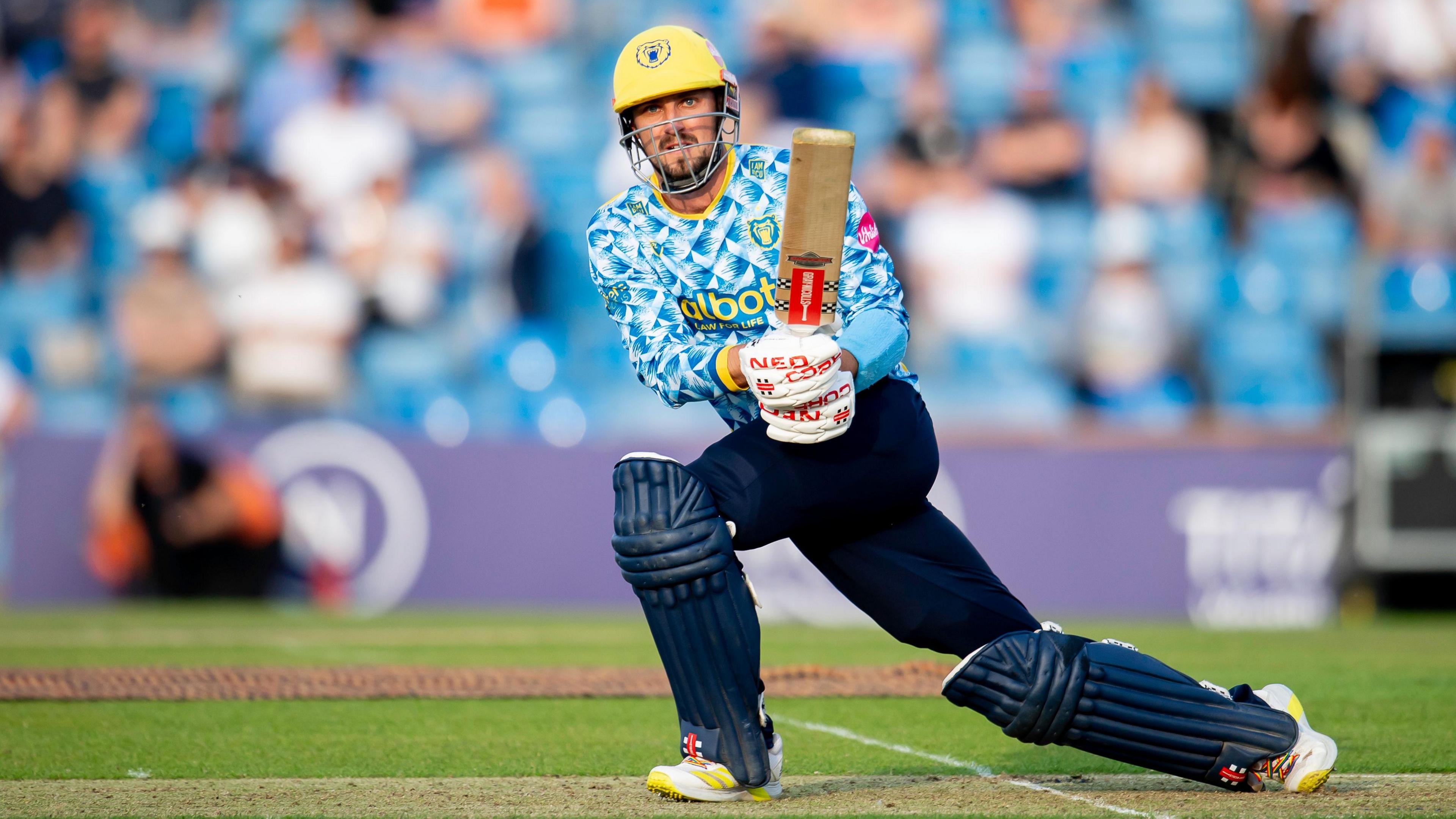 Ed Barnard batting