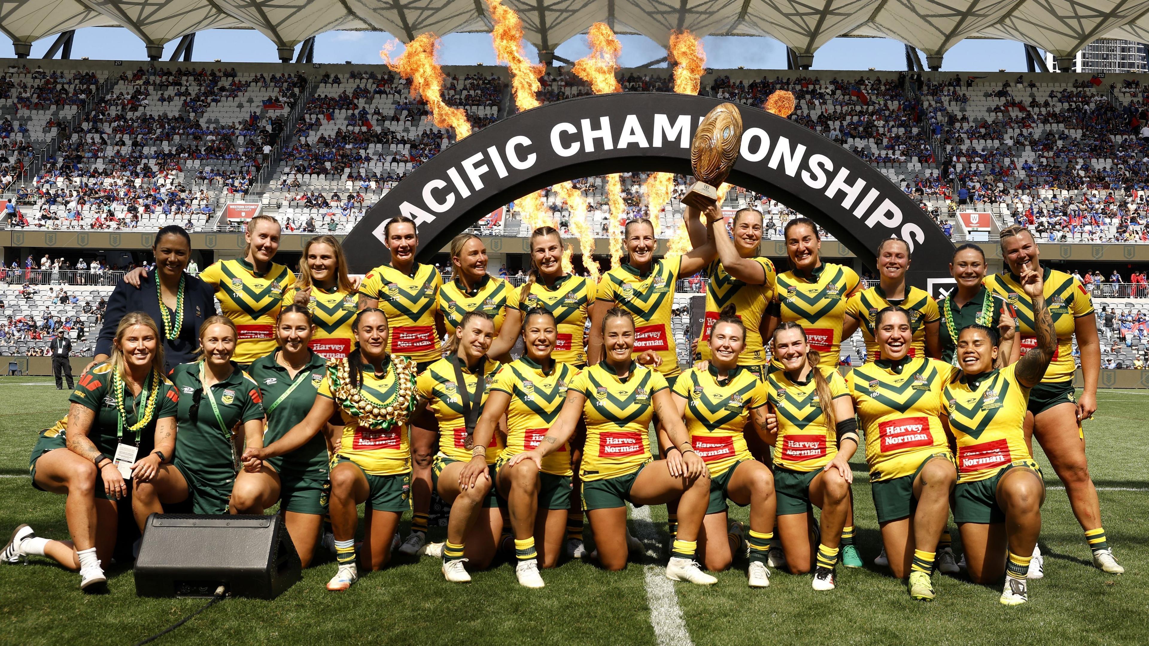 Australia's women lift the Pacific Cup