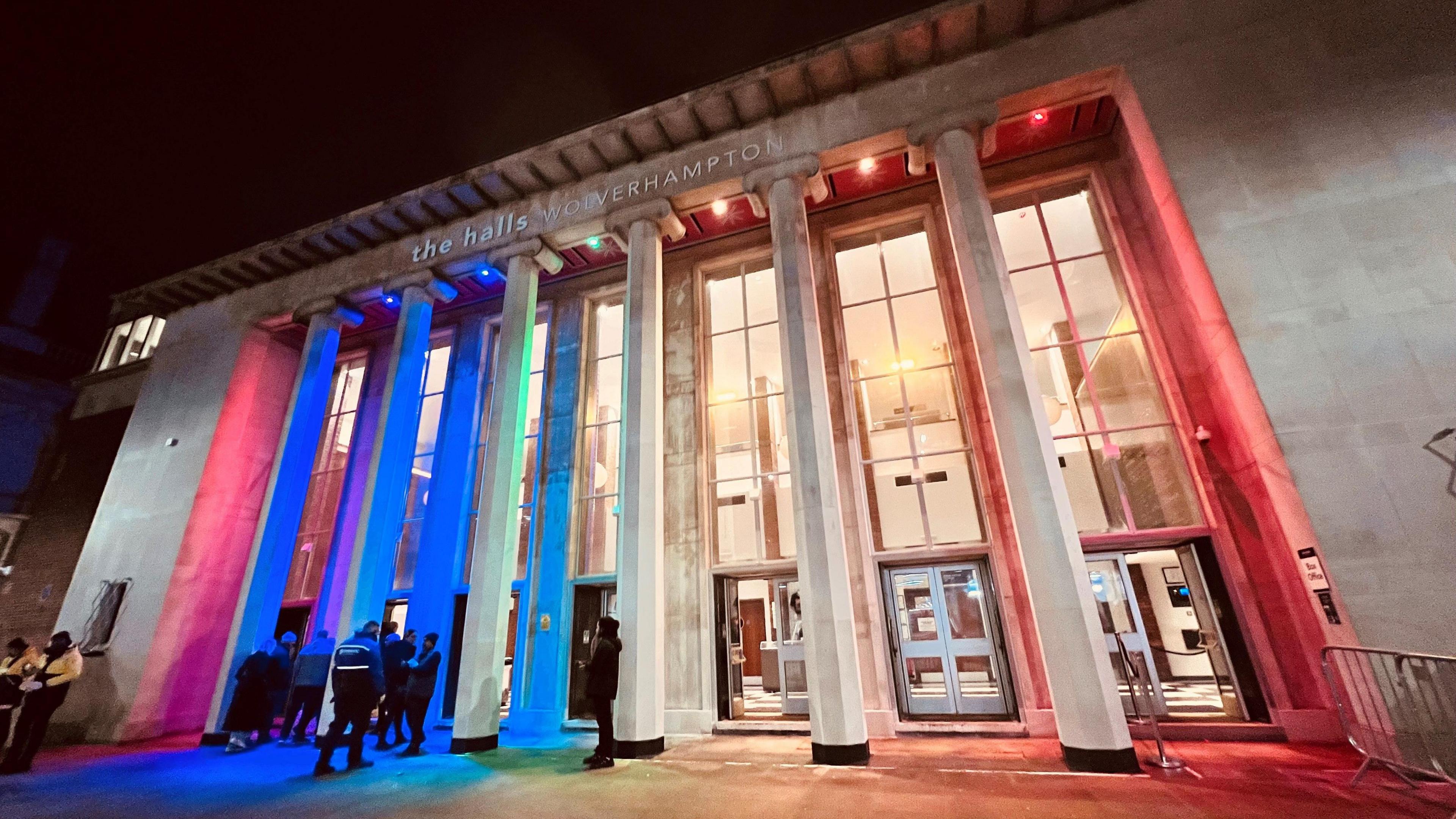 The newly renamed University of Wolverhampton at The Halls