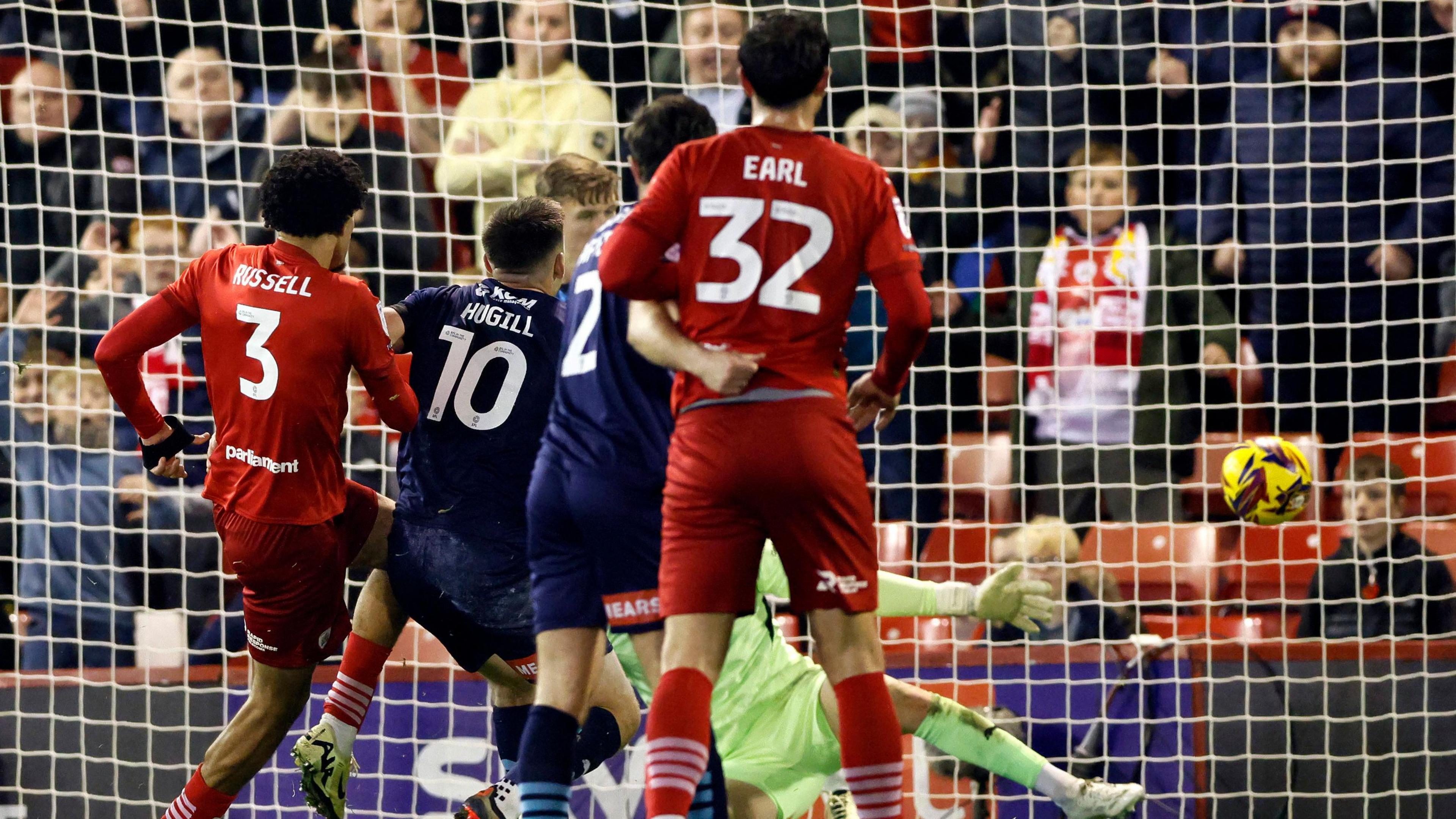 Jon Russell scores for Barnsley