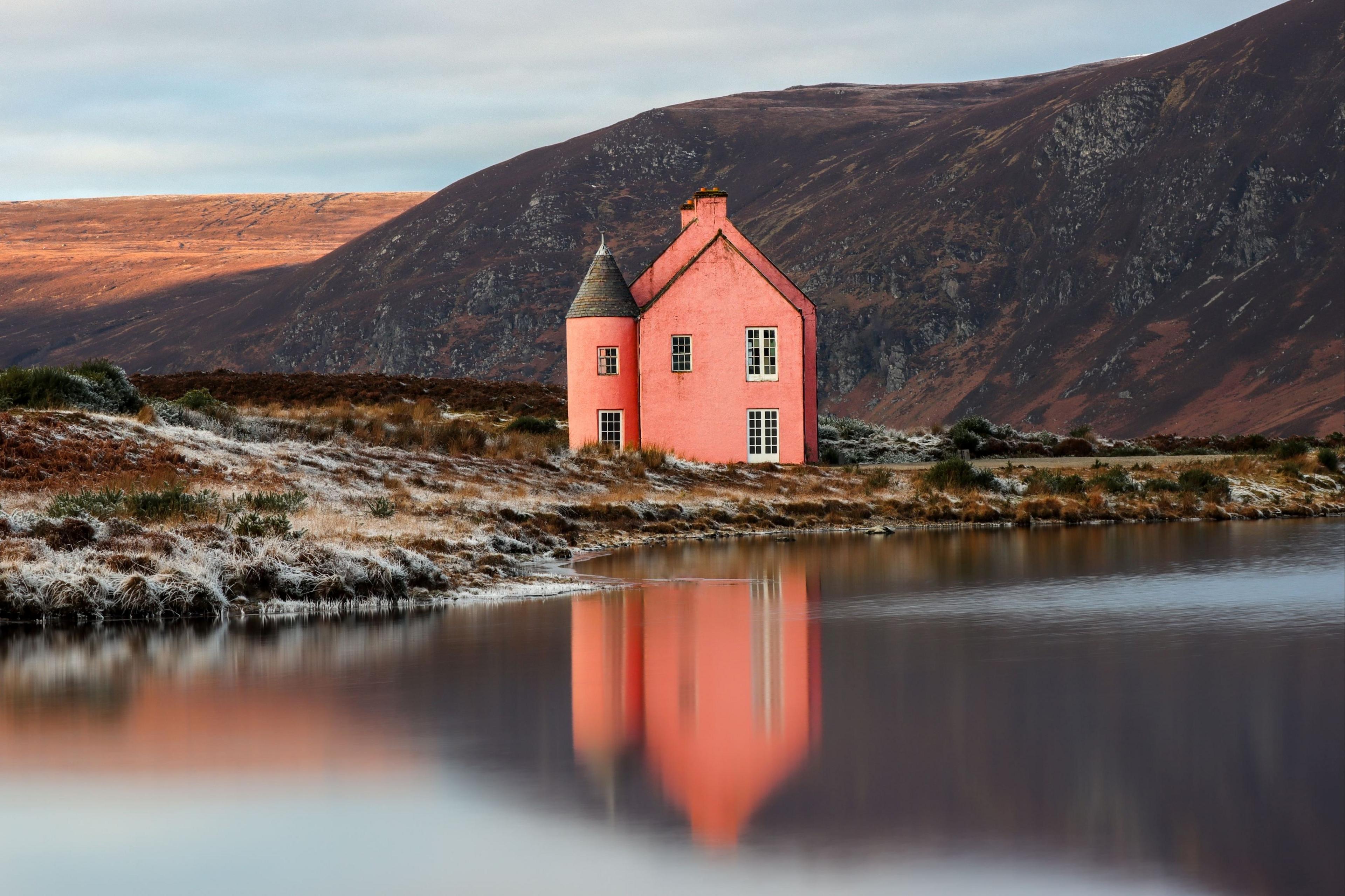 Loch Glass in the Highlands