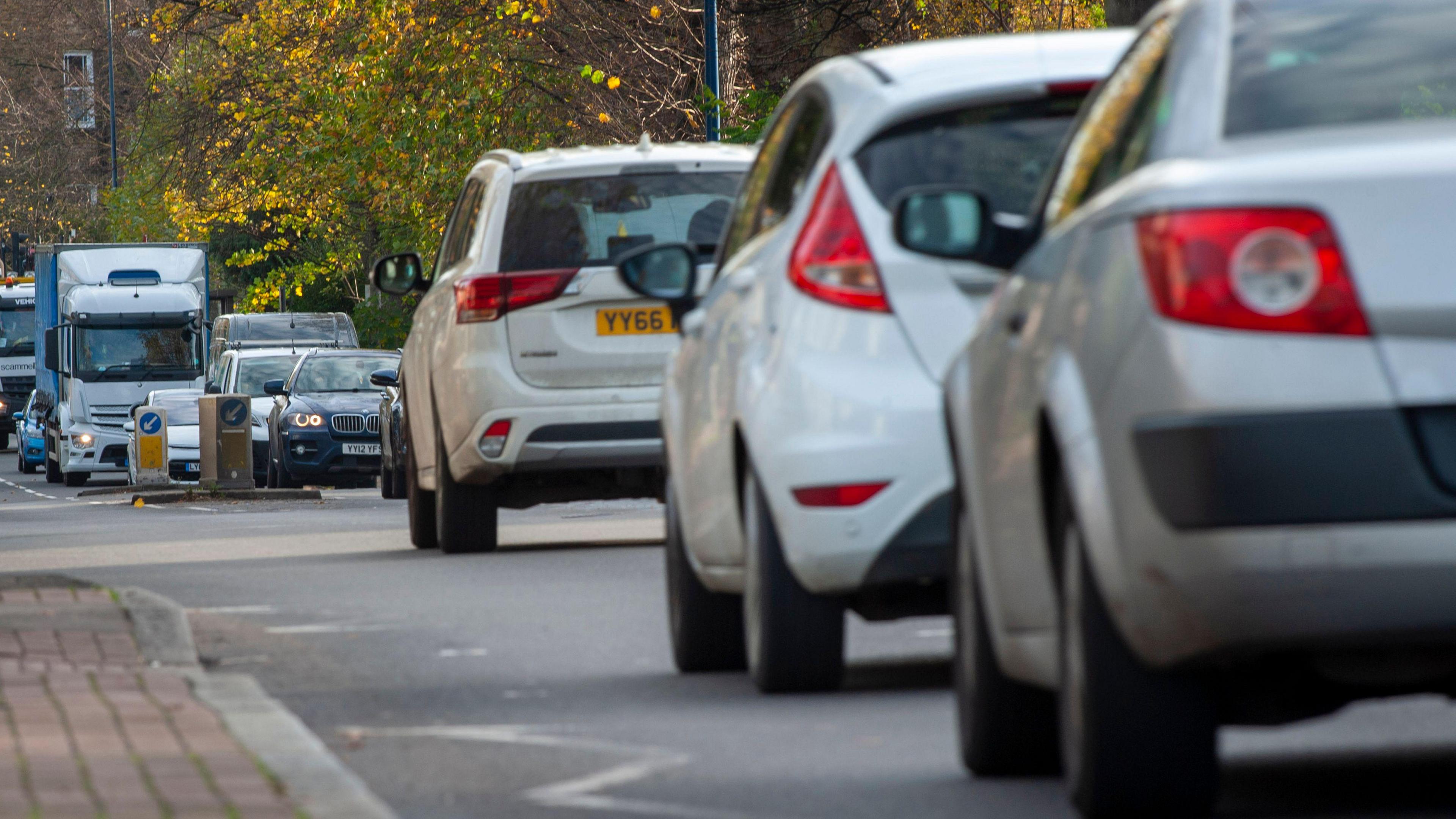 Stock photo of high traffic levels