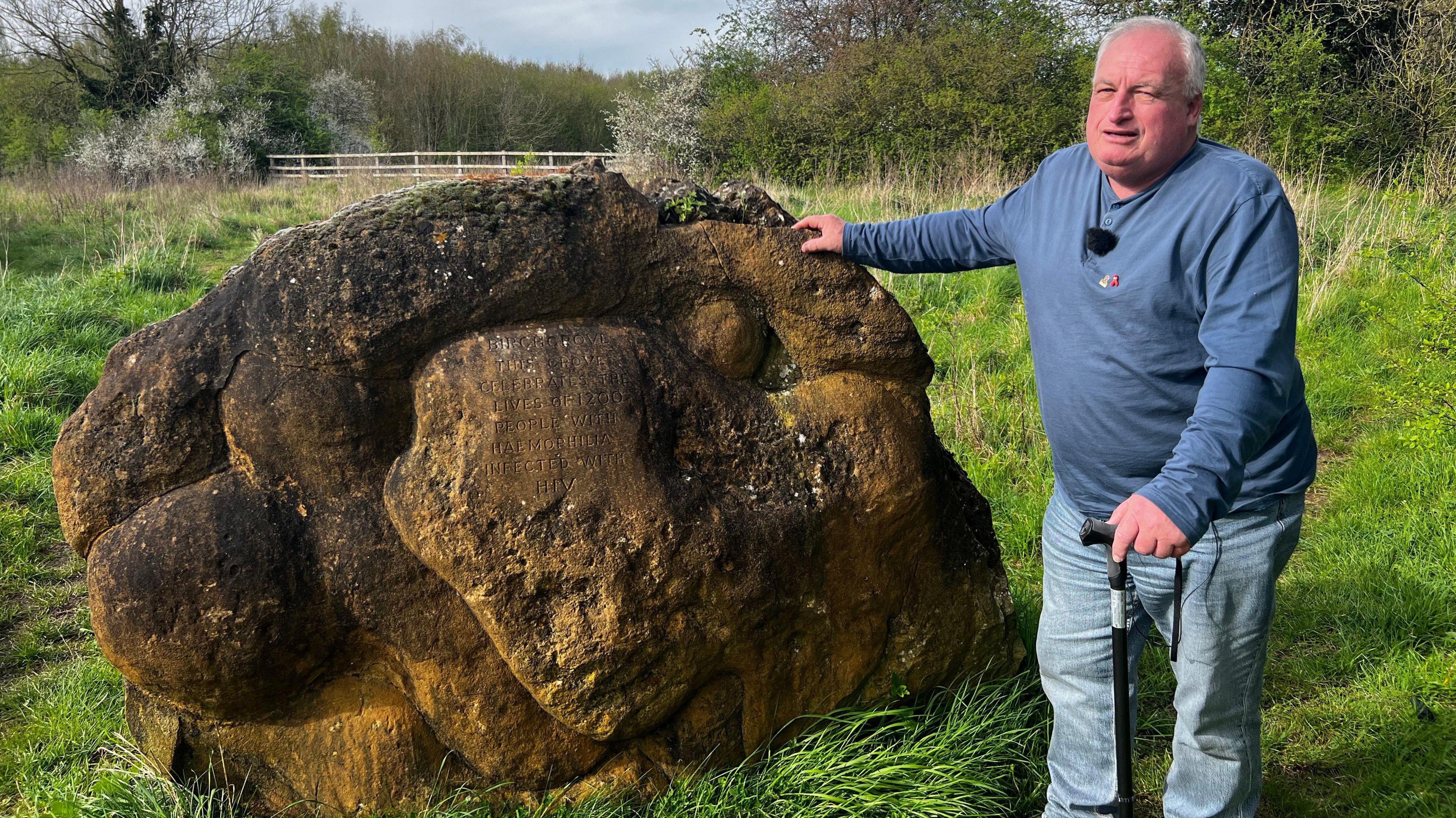 Image of Alan Burgess standing at the Birch Grove site