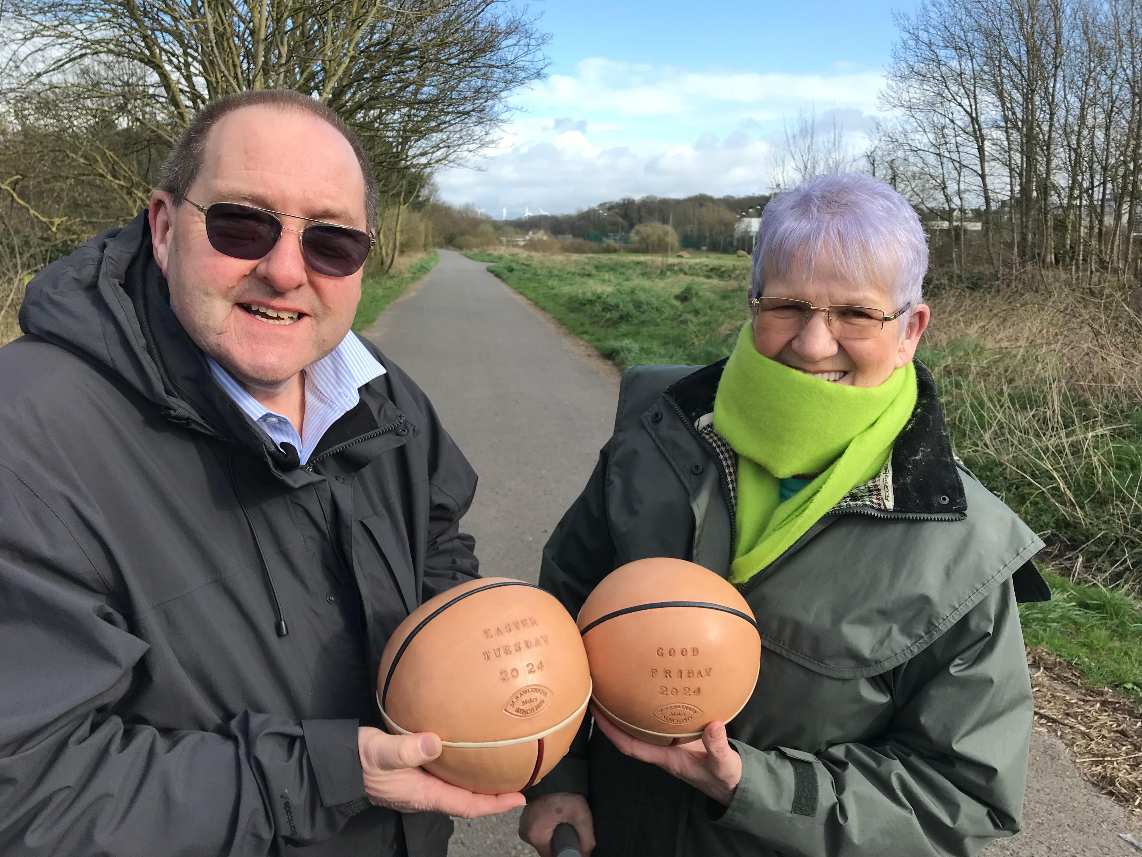 Robert Daglish and Marilyn Boyd who sponsor the Tuesday and Friday balls respectively