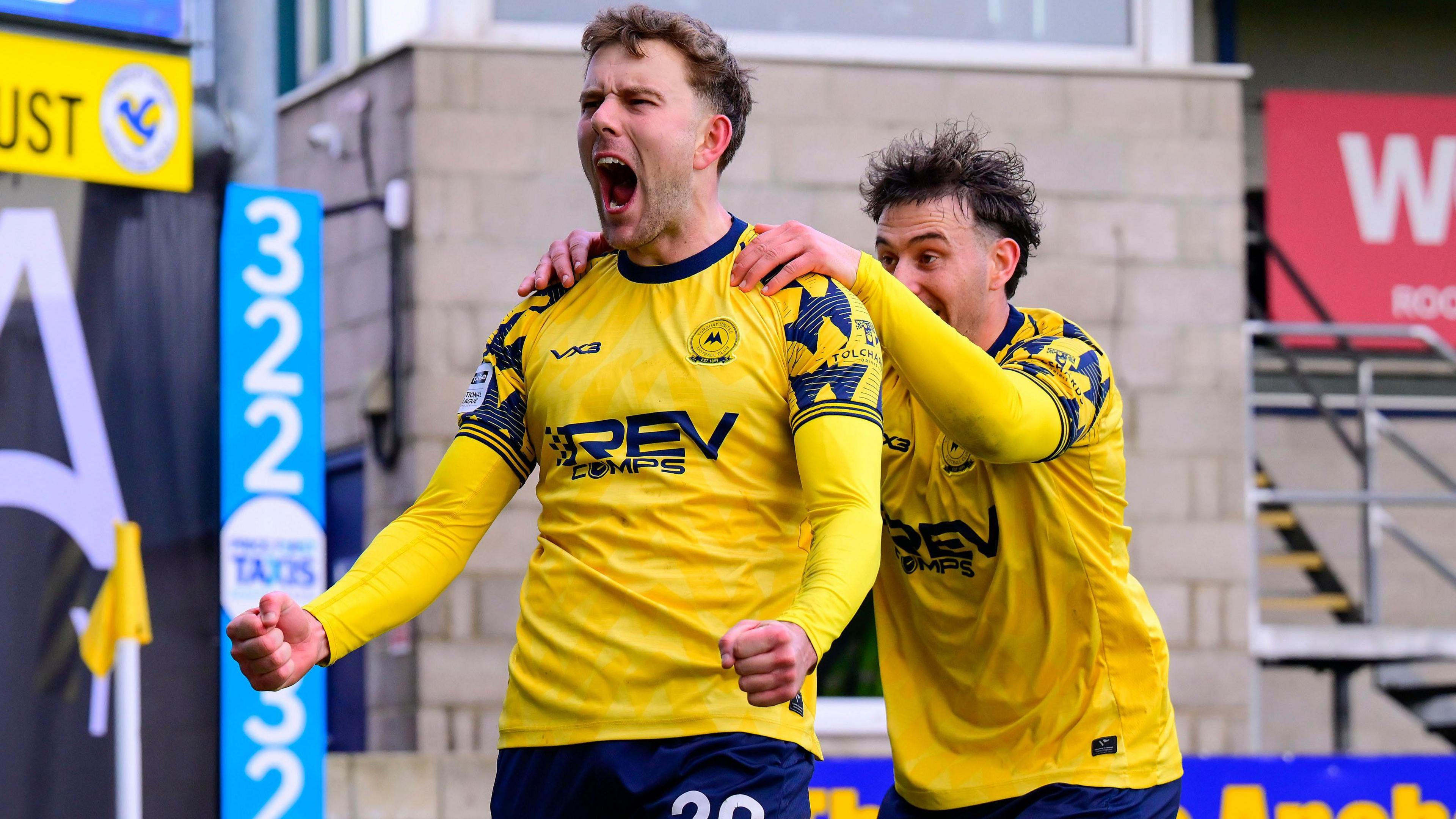 Dan Hayfield celebrates 