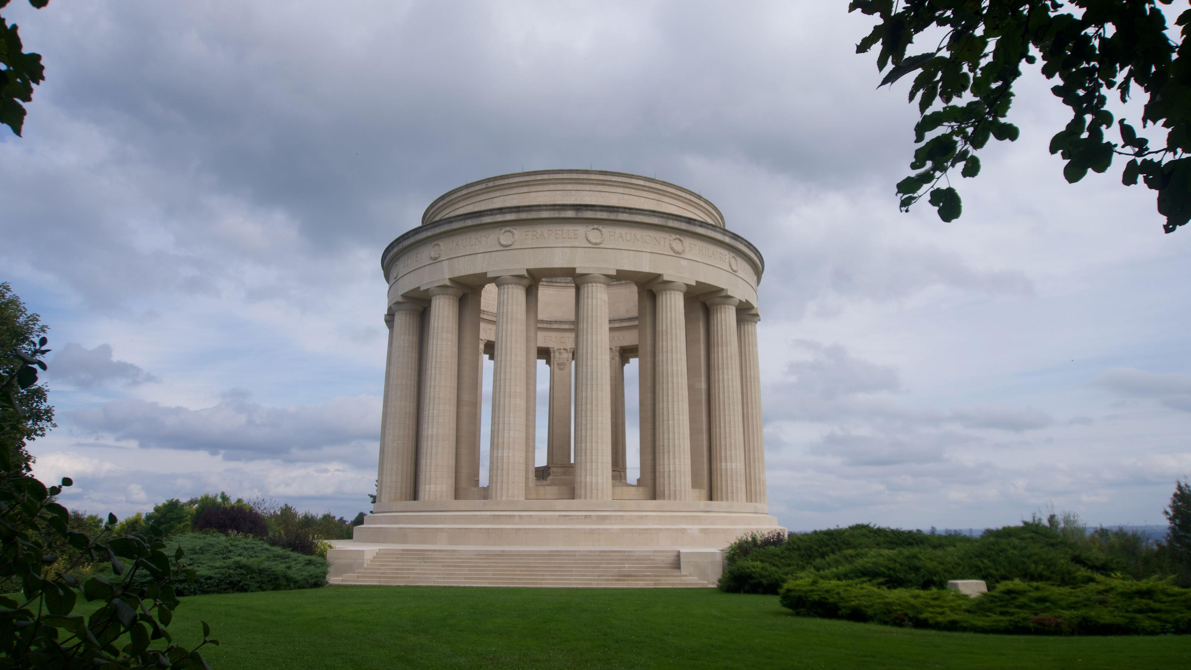 Montsec Monument is large circular colonnade