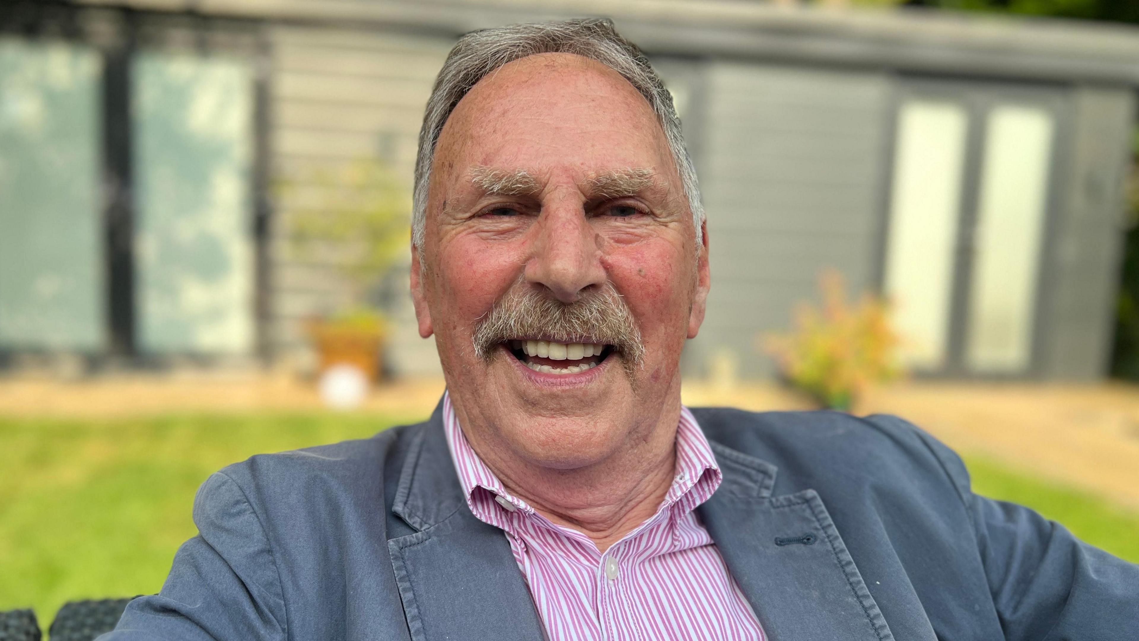 Councillor sitting in a chair