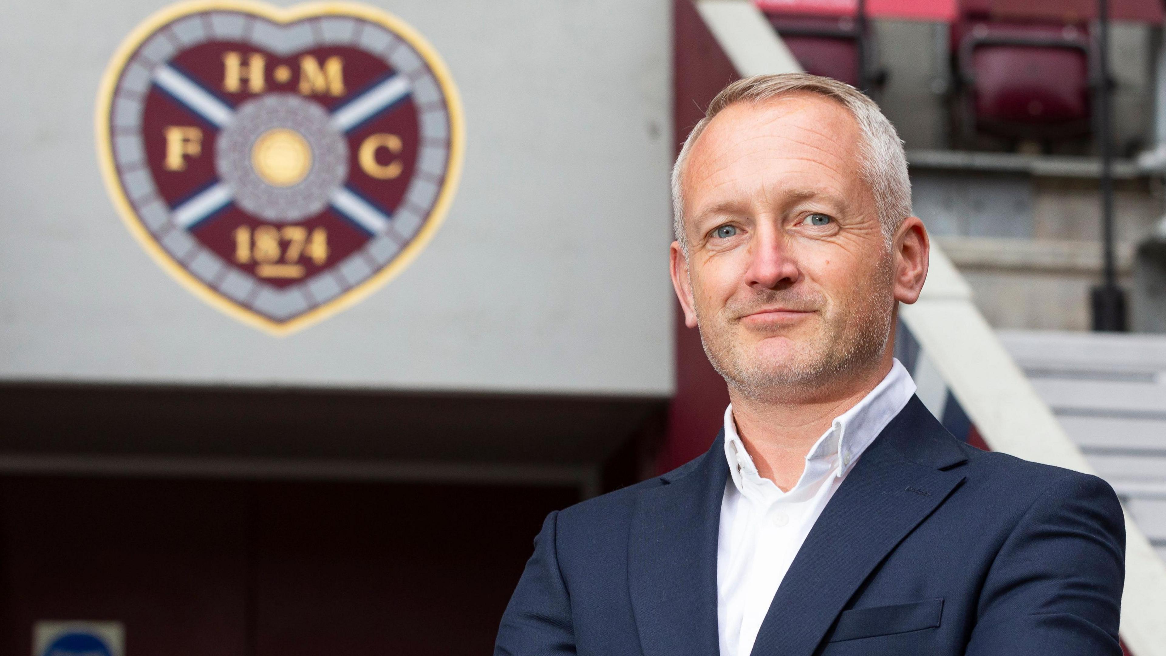 Hearts head coach Neil Critchley