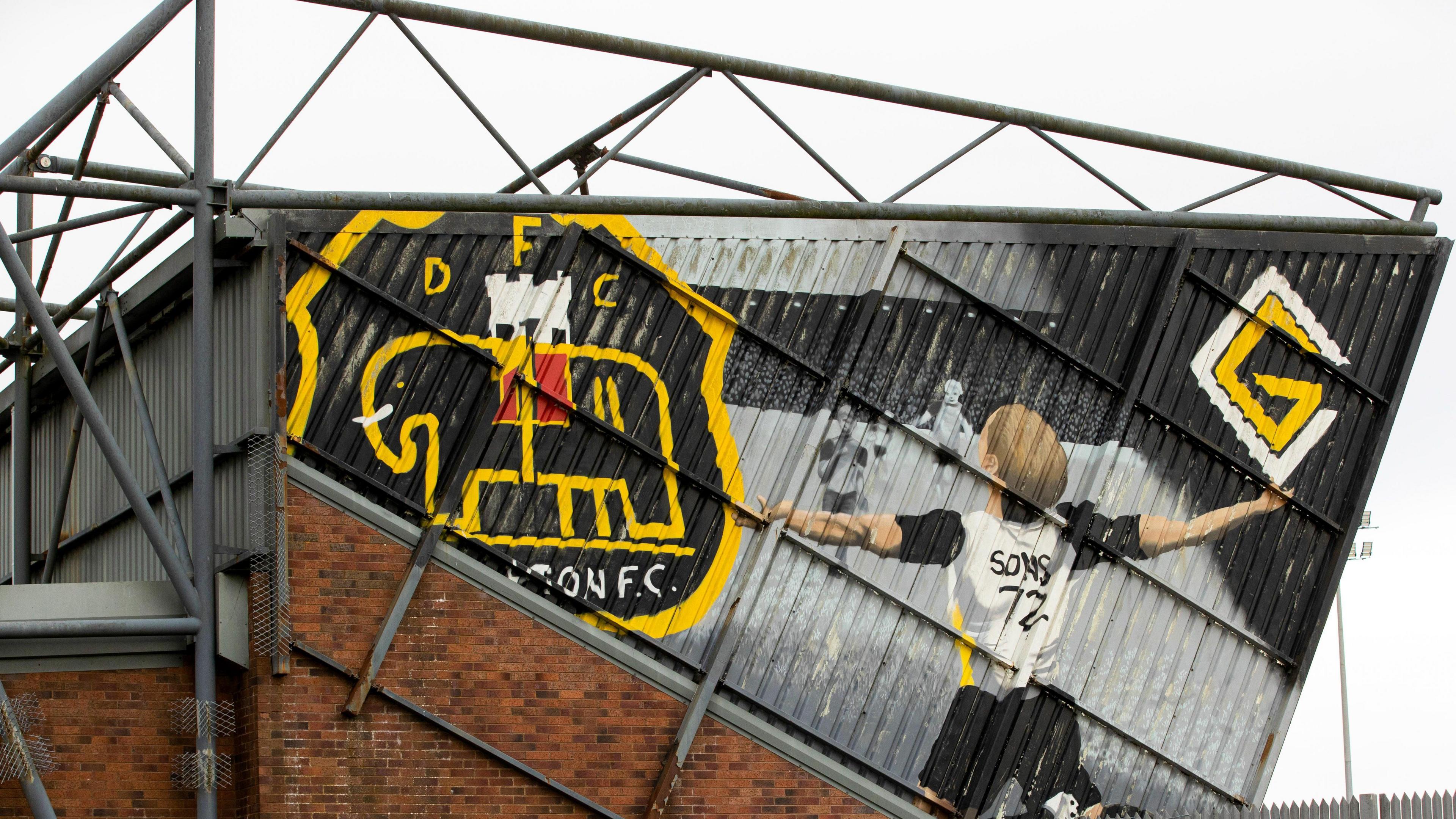 A general view of Dumbarton's home ground