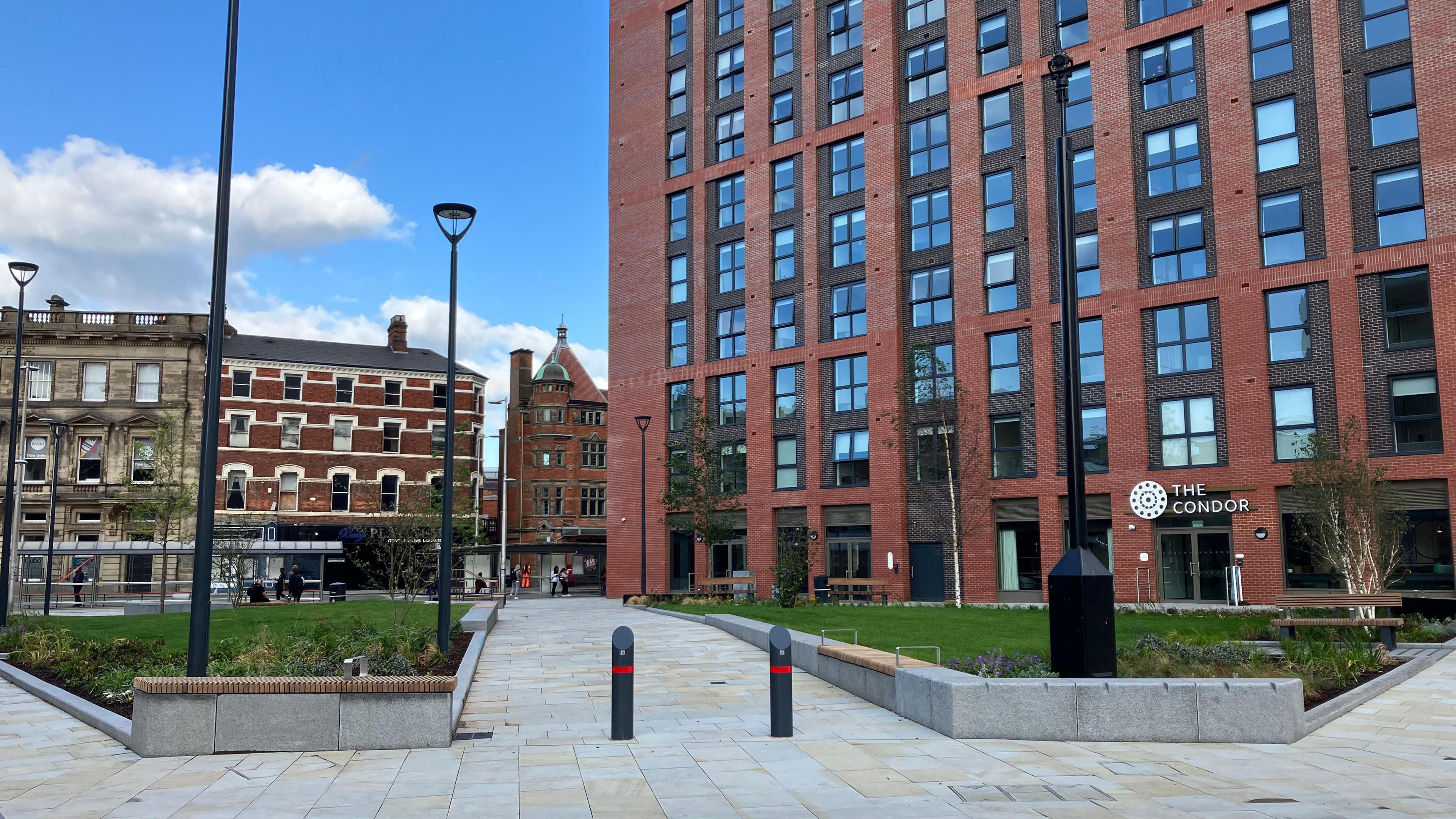 The Condor apartment block in Derby city centre