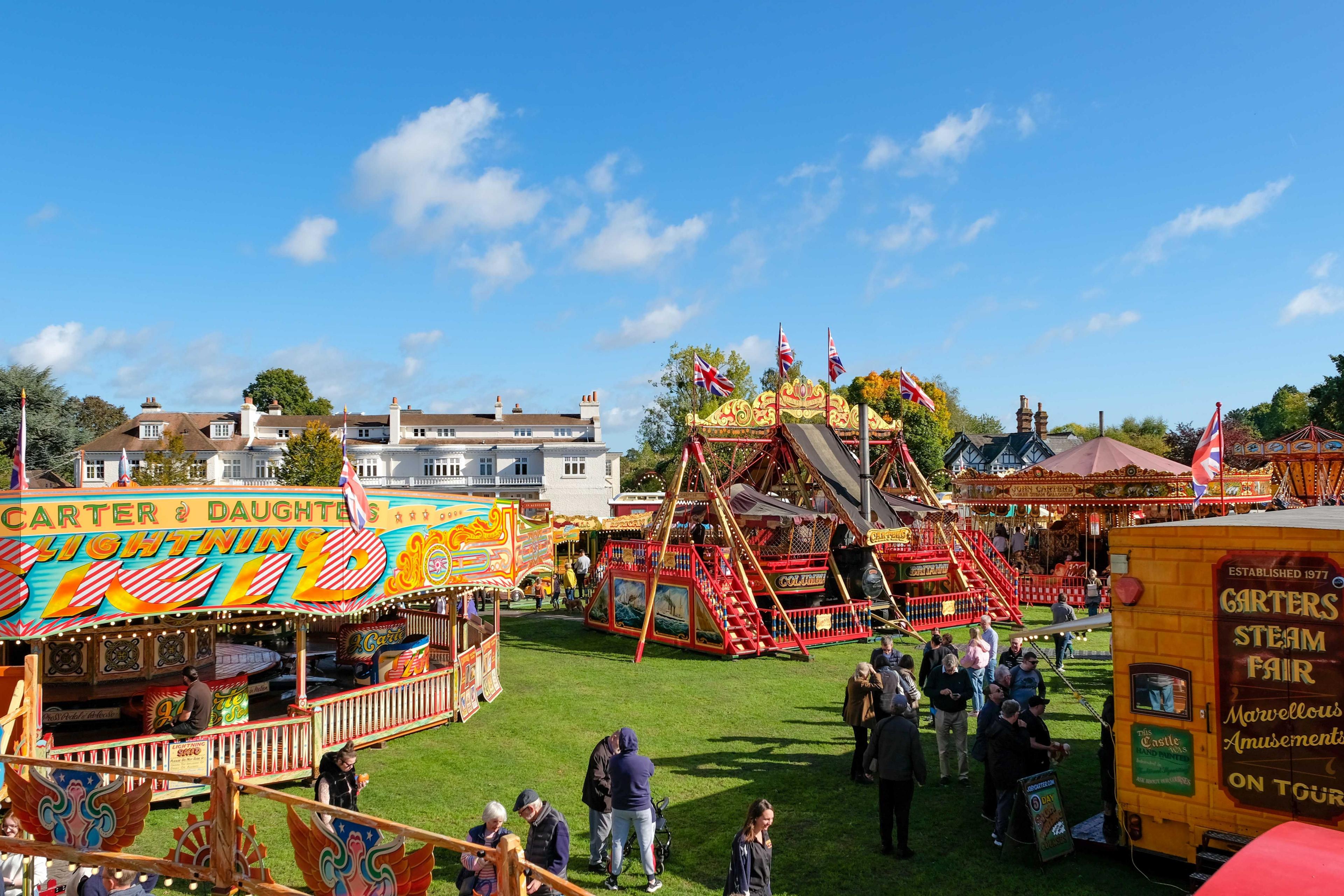 carters steam fair rides