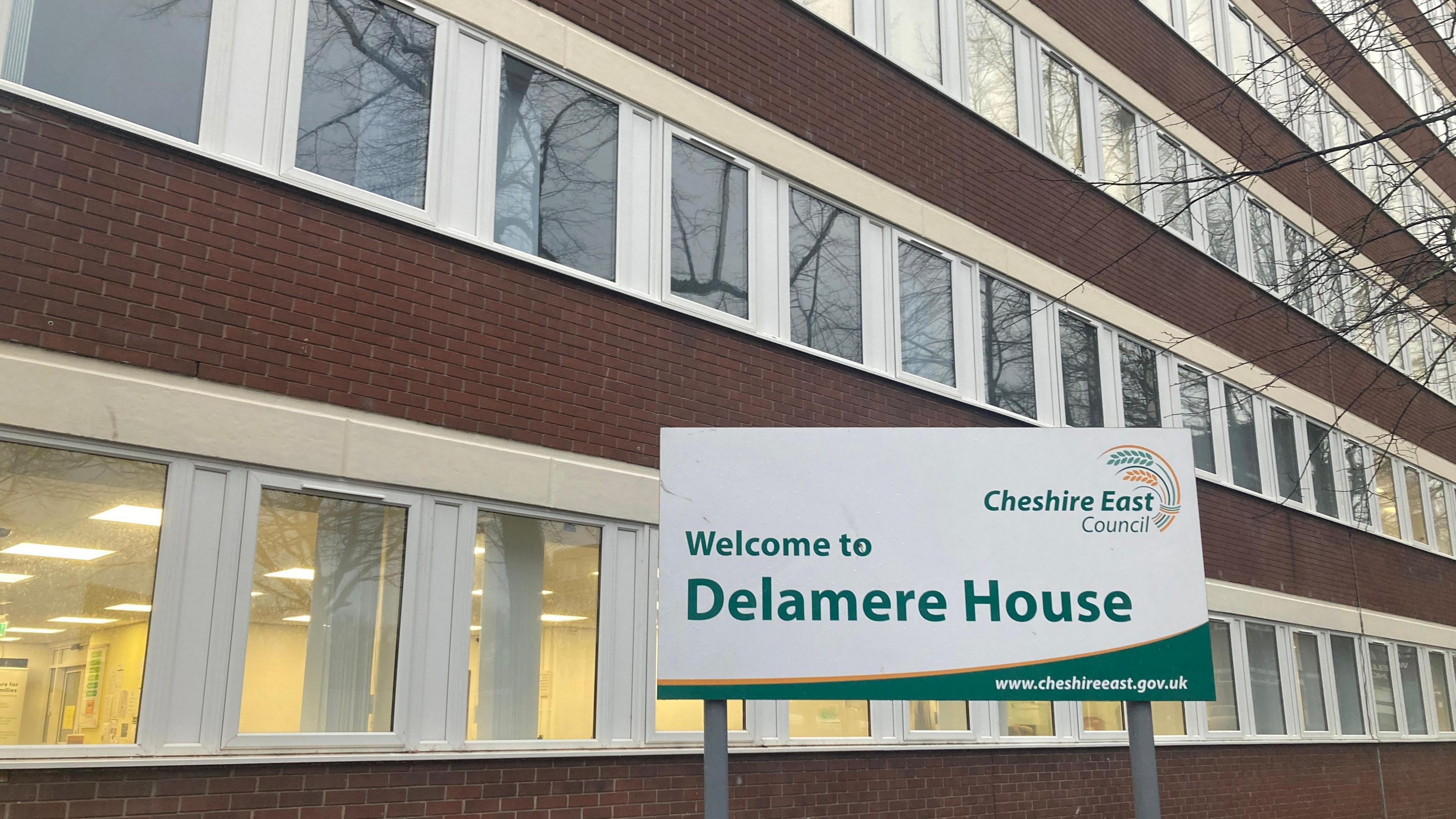 Cheshire East Council's headquarters Delamere House in Crewe