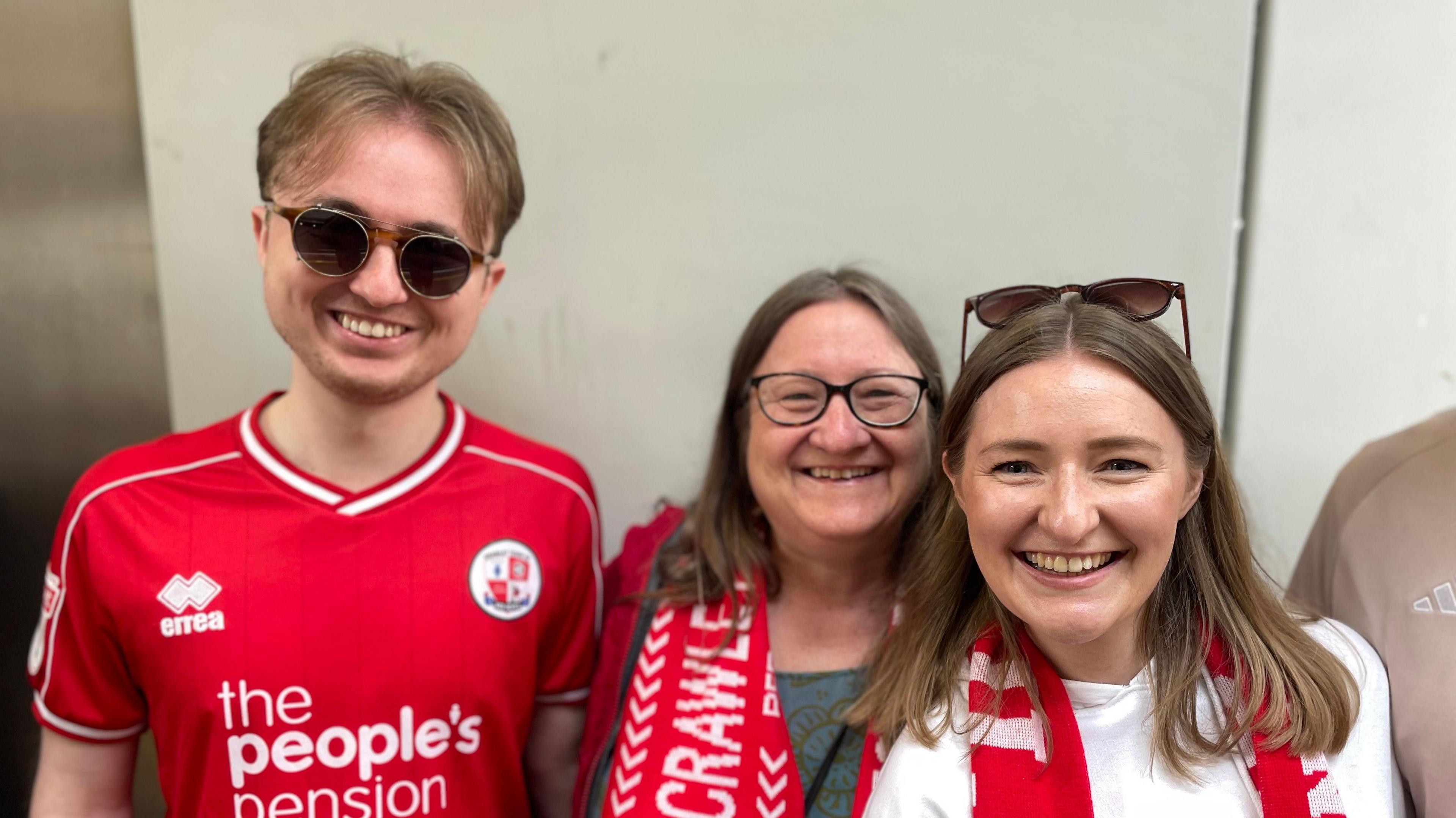 Eli, Anna and Esther from PoundHill, Crawley at Farringdon station