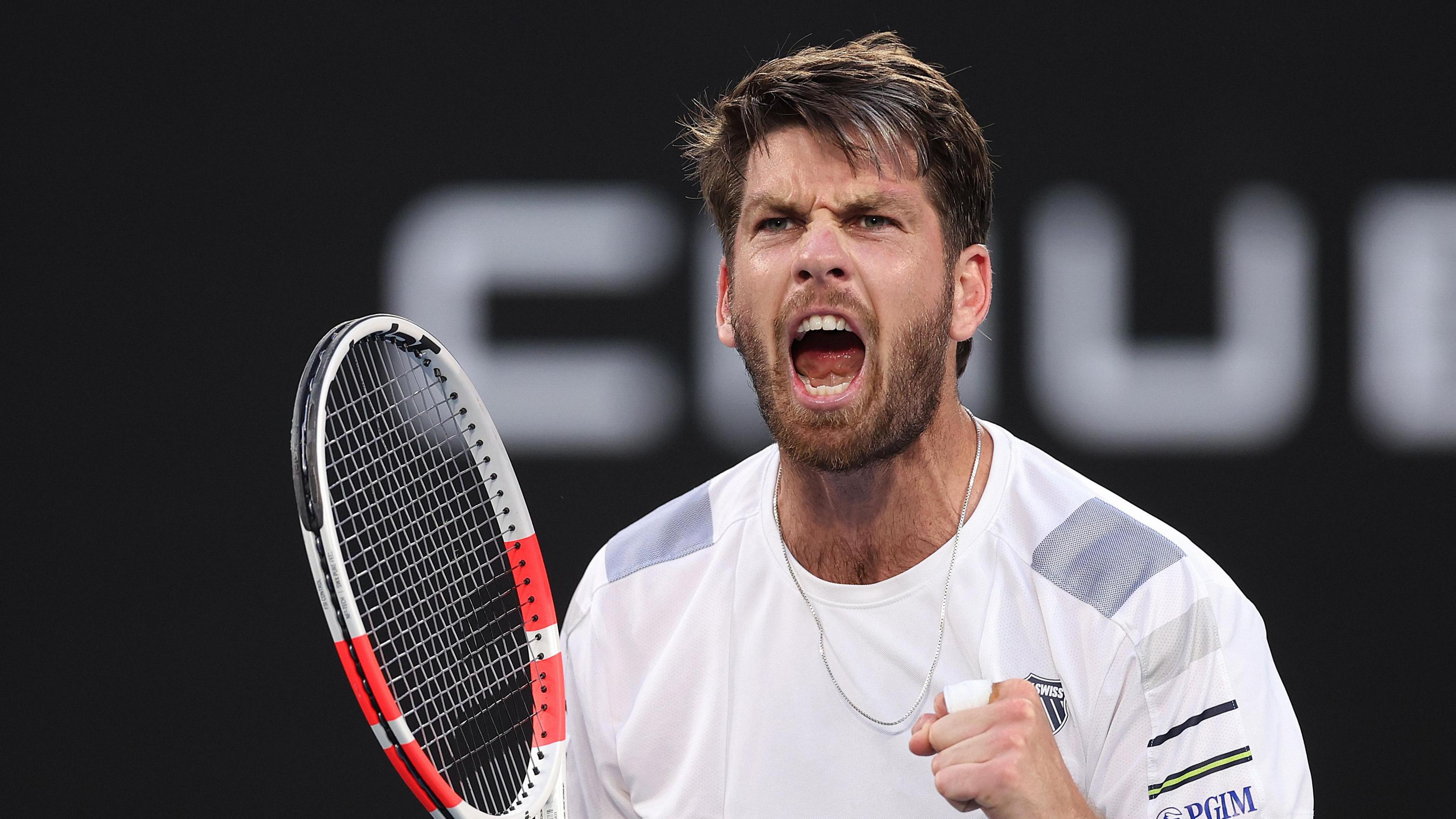 Cameron Norrie celebrates