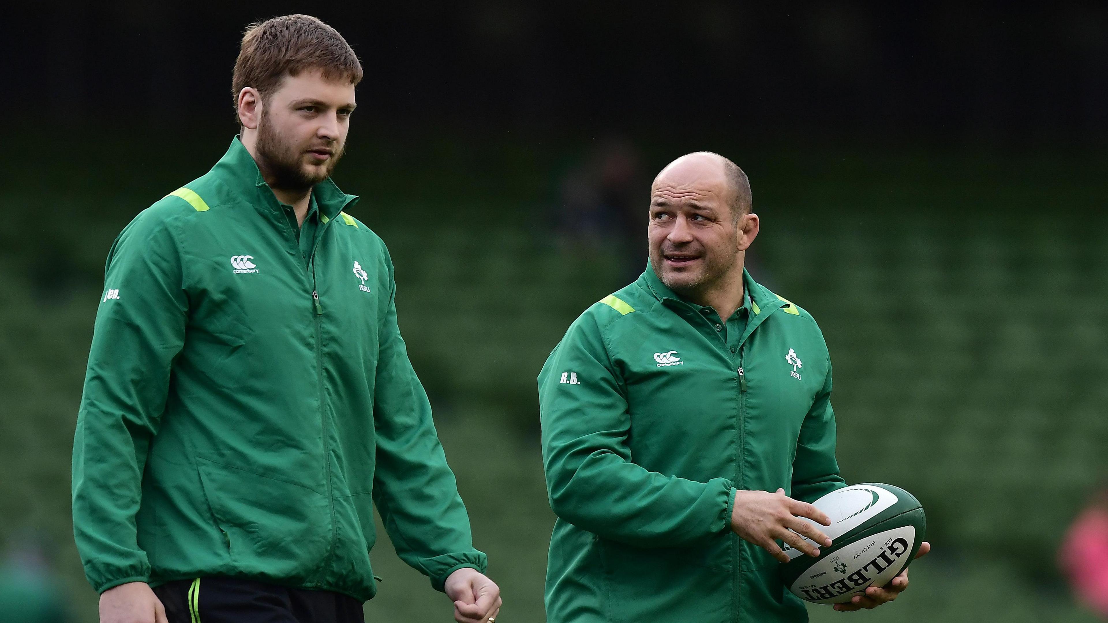 Iain Henderson and Rory Best