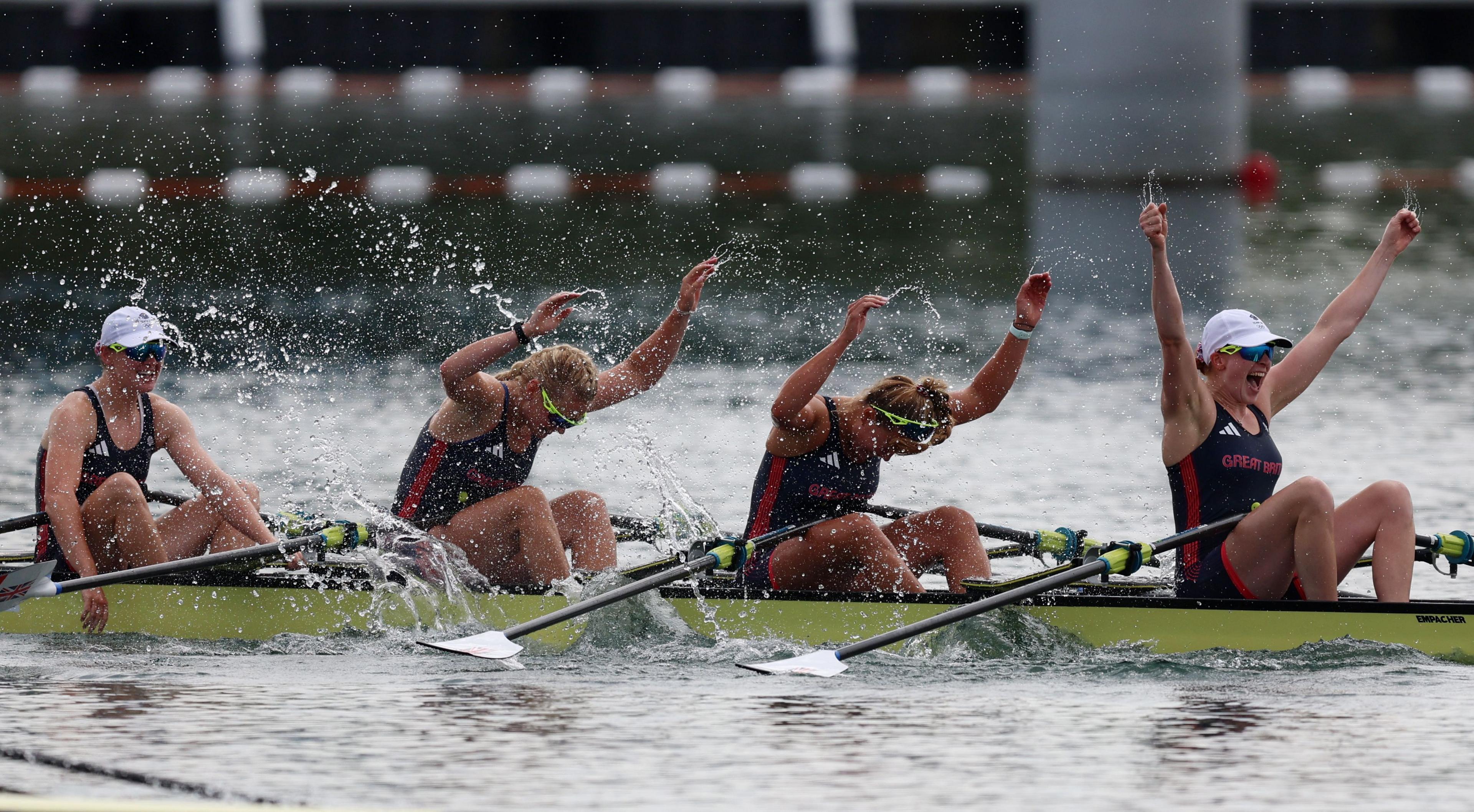 GB women win Quadruple Sculls gold