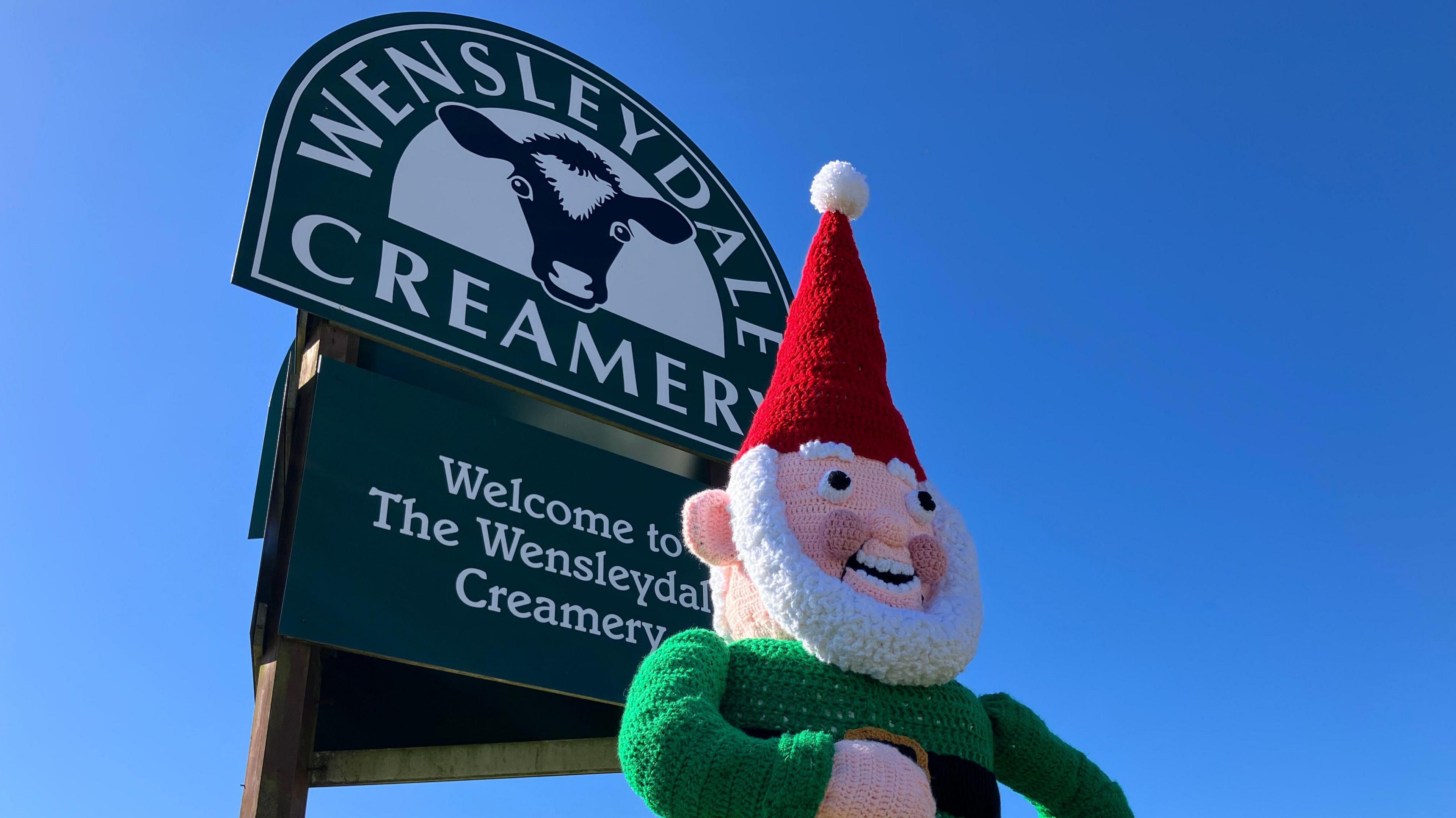 Wallace & Gromit smart gnome Norbot takes centre stage at creamery
