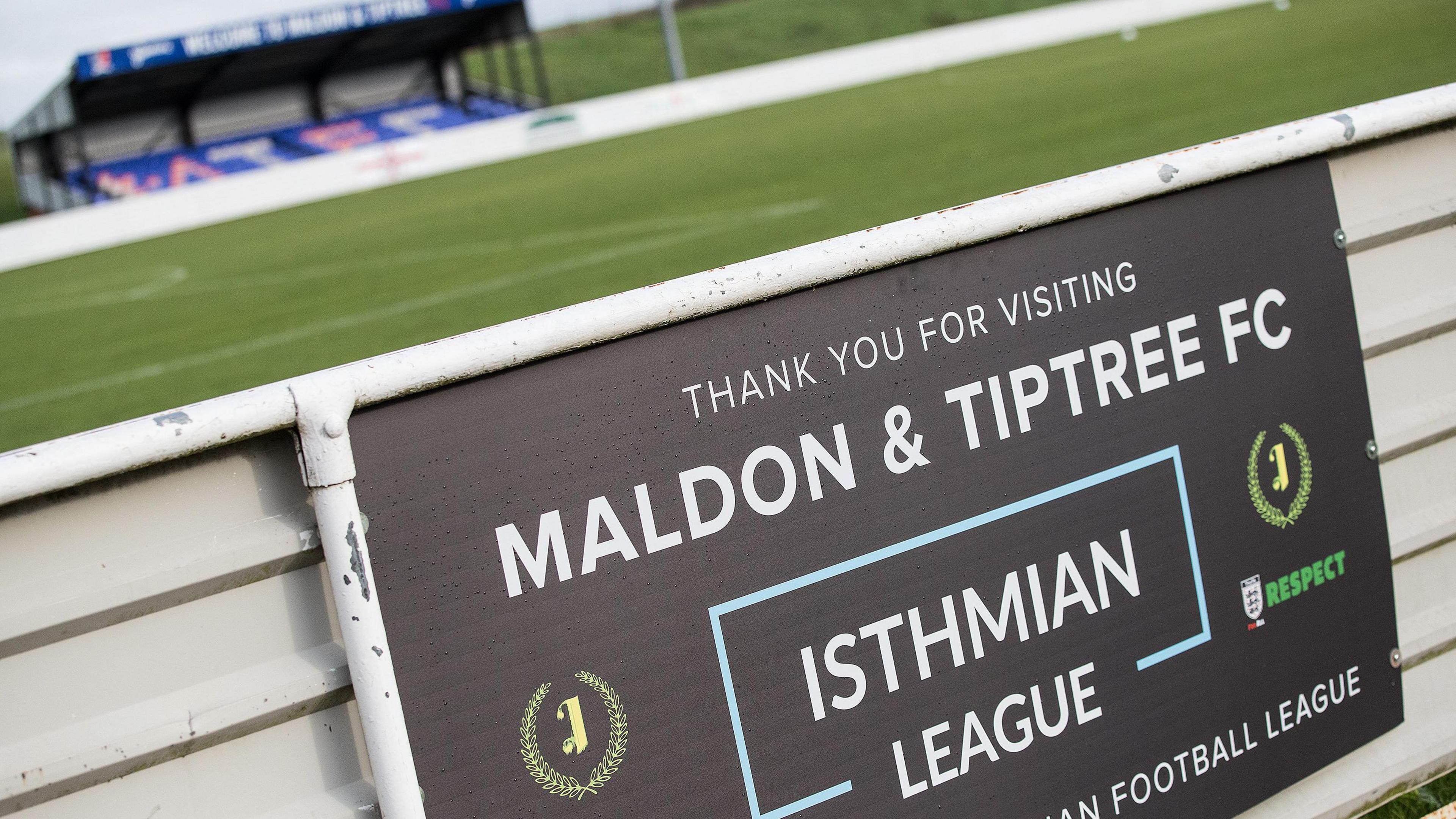 Maldon & Tiptree FC stadium, Park Drive, Maldon