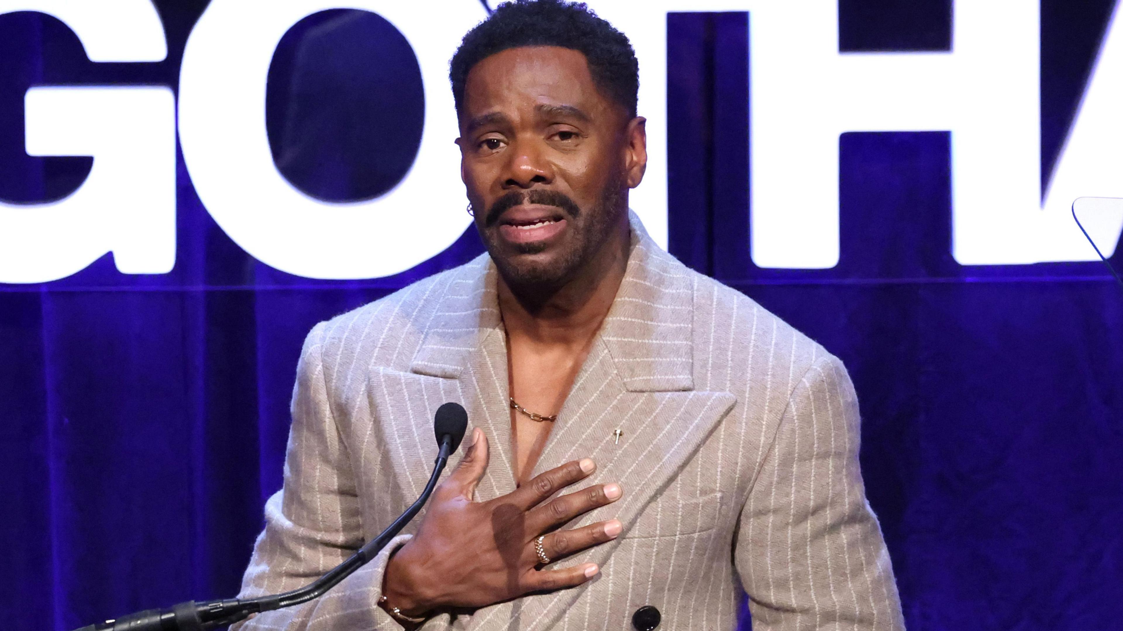 Colman Domingo speaks onstage during the Gothams 34th Annual Film Awards at Cipriani Wall Street on December 02, 2024 in New York City.