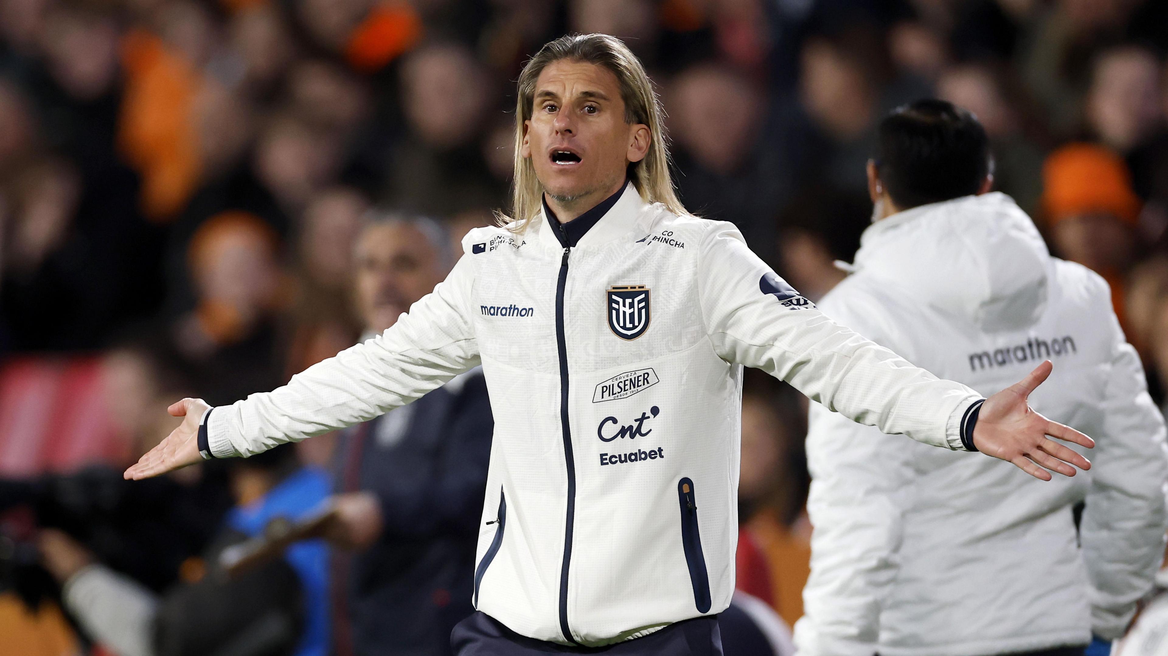 Ecuador coach Sebastian Beccacece