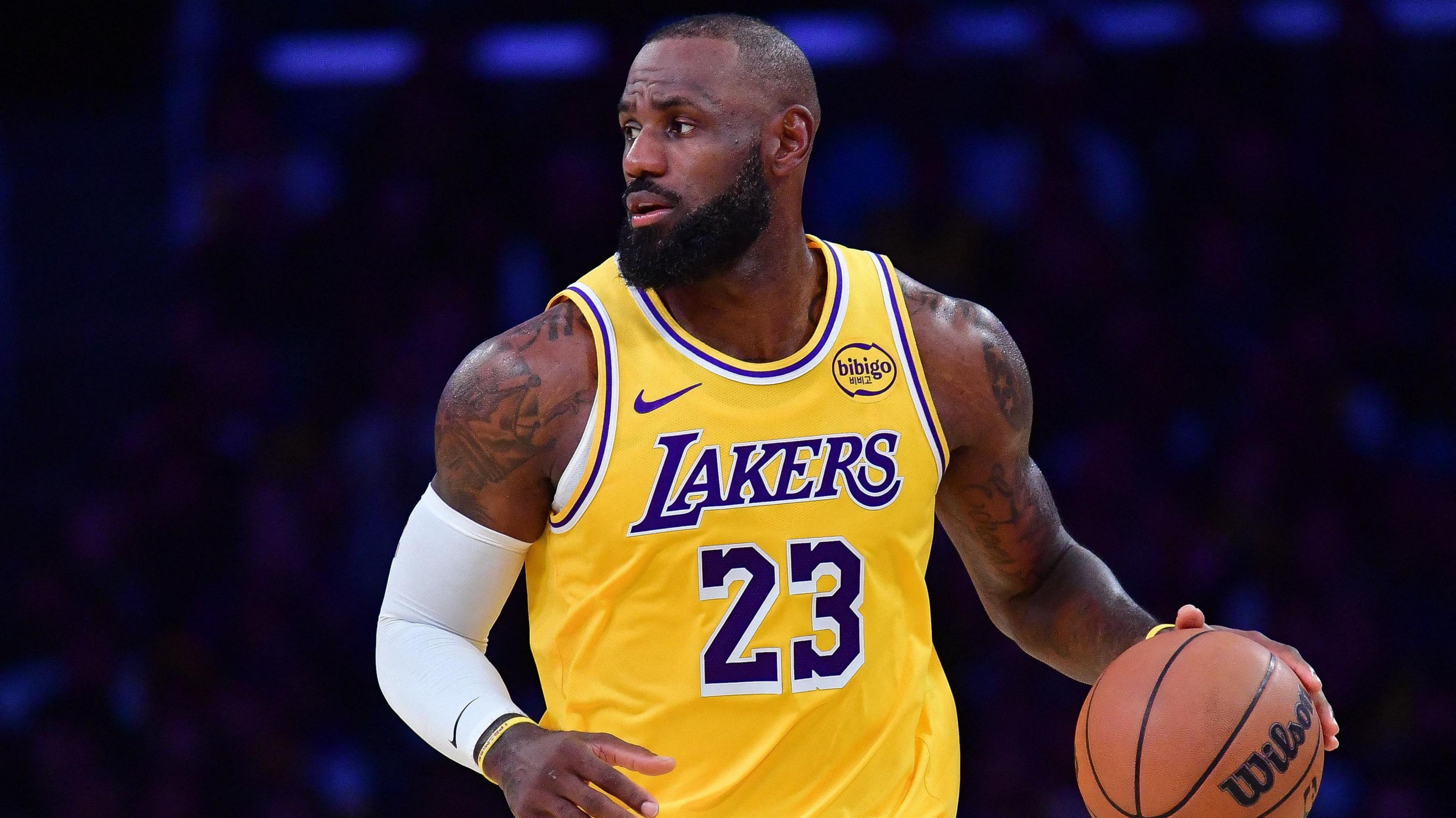 Los Angeles Lakers player LeBron James