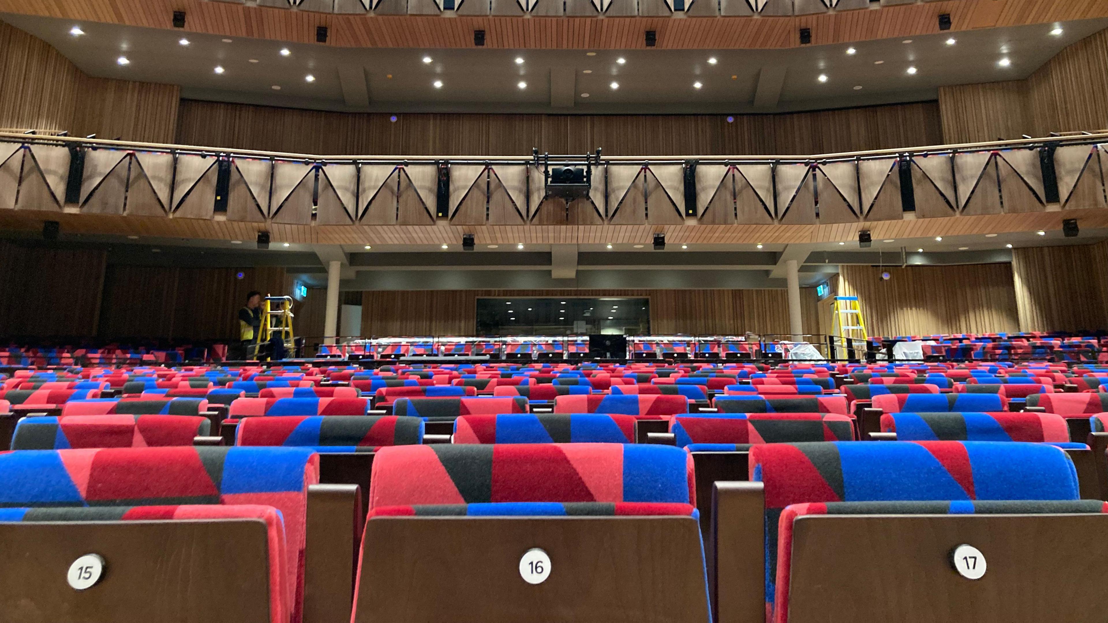 View of the seating in Beacon Hall