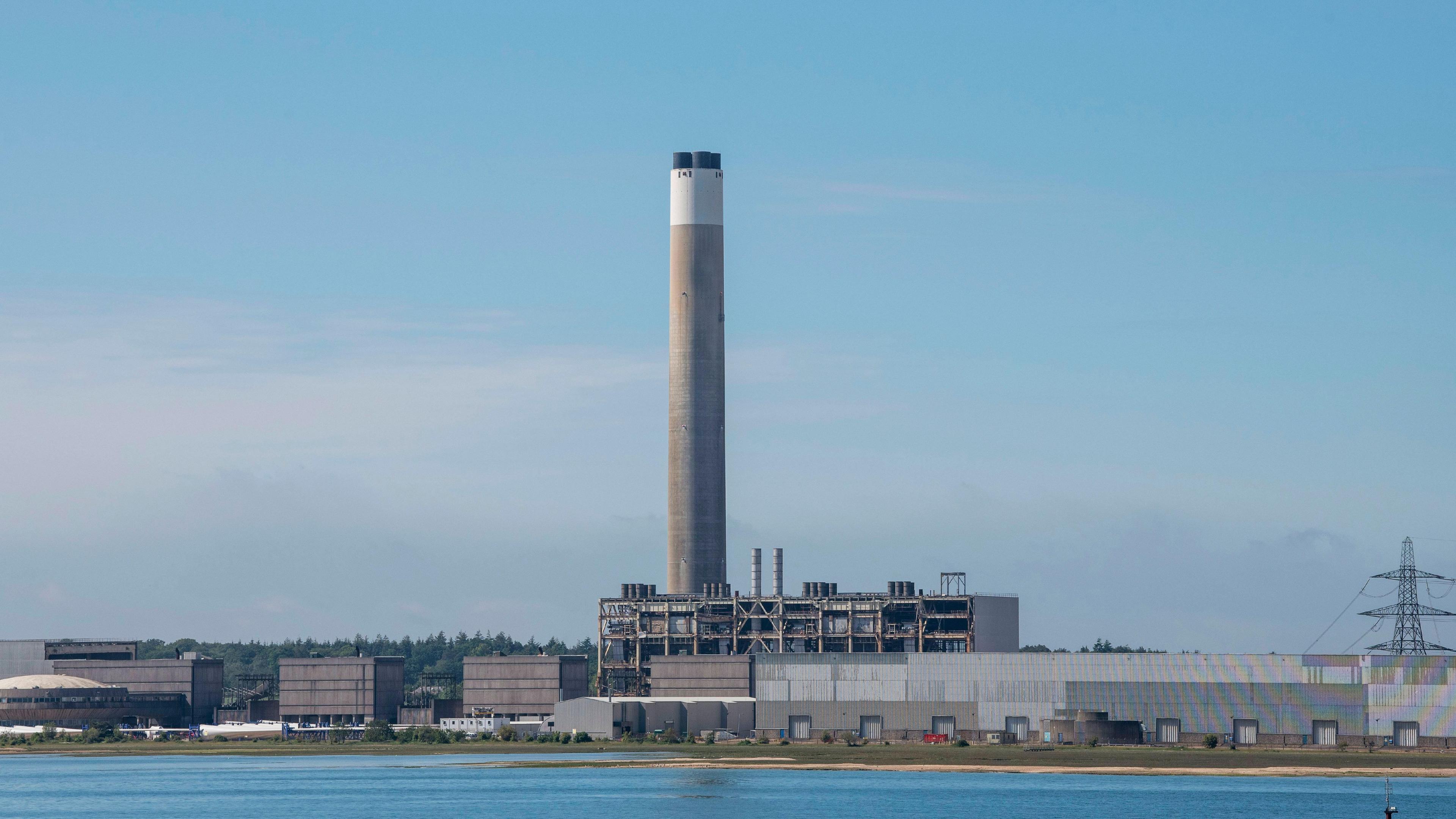 The former Fawley Power Station site