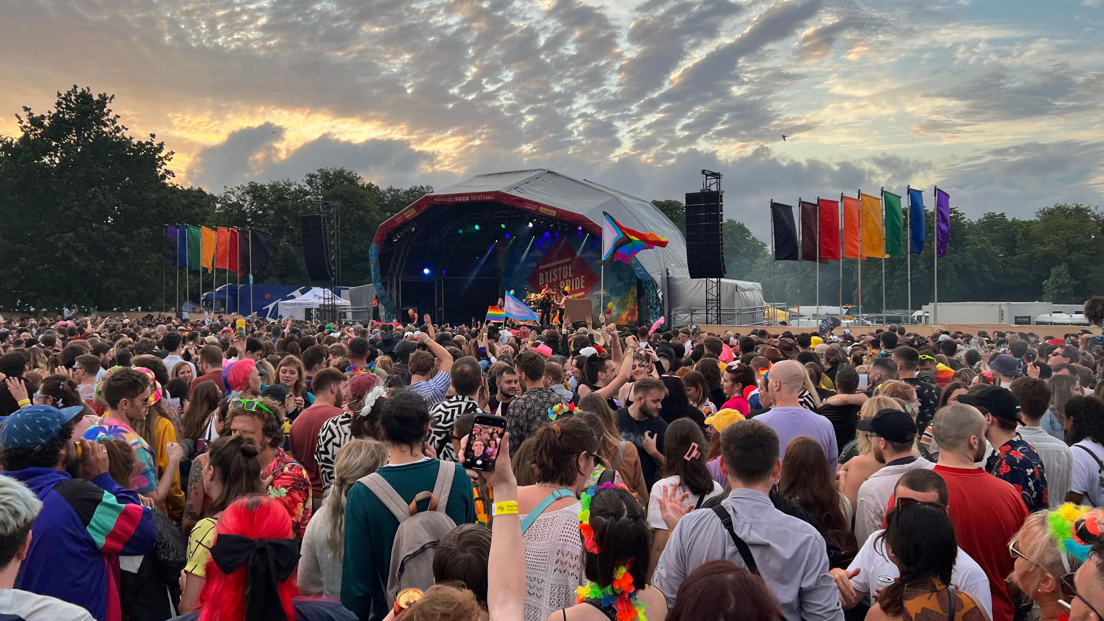 The crowds at Bristol Pride 2023