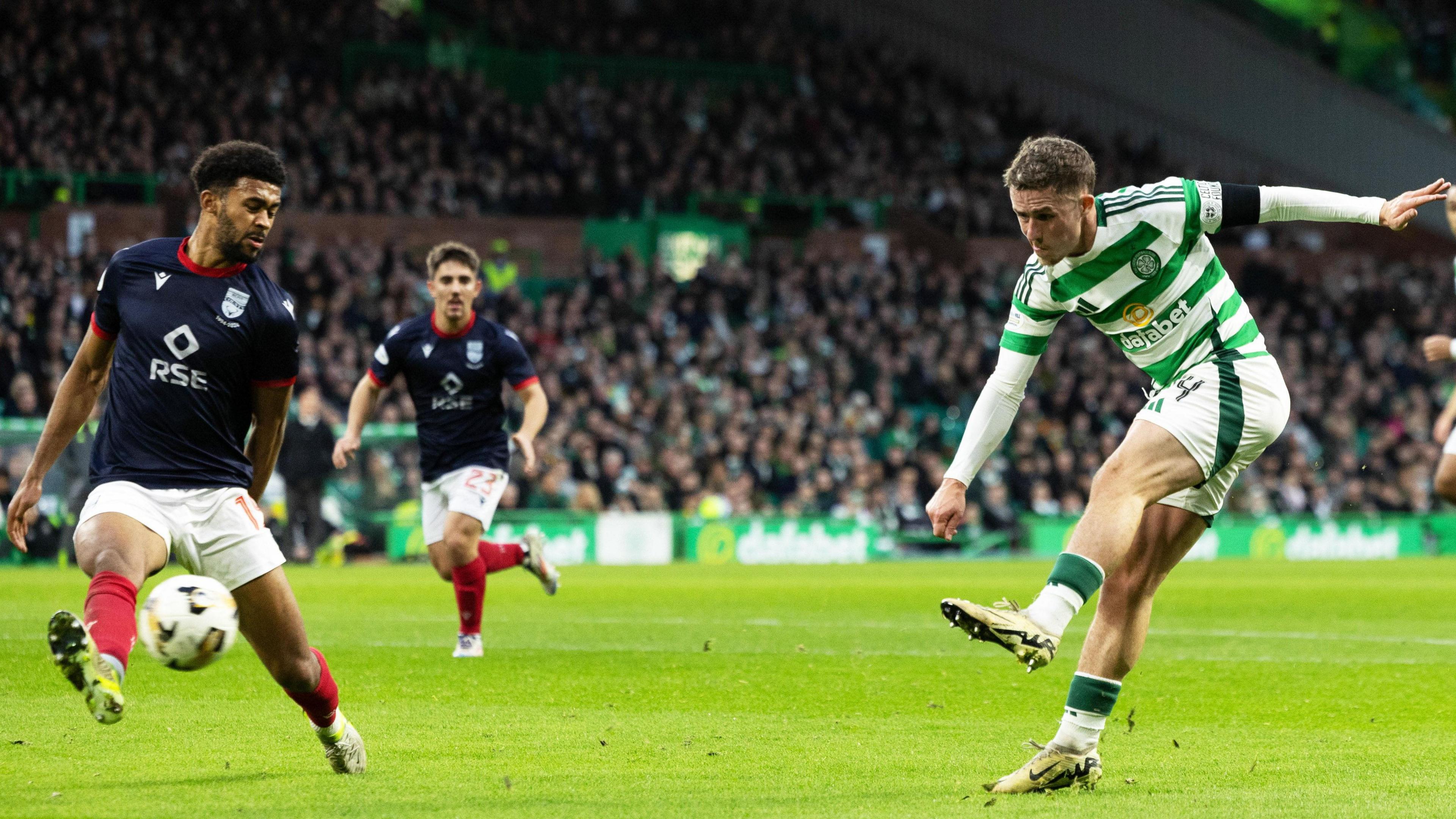 Luke McCowan scores against Ross County