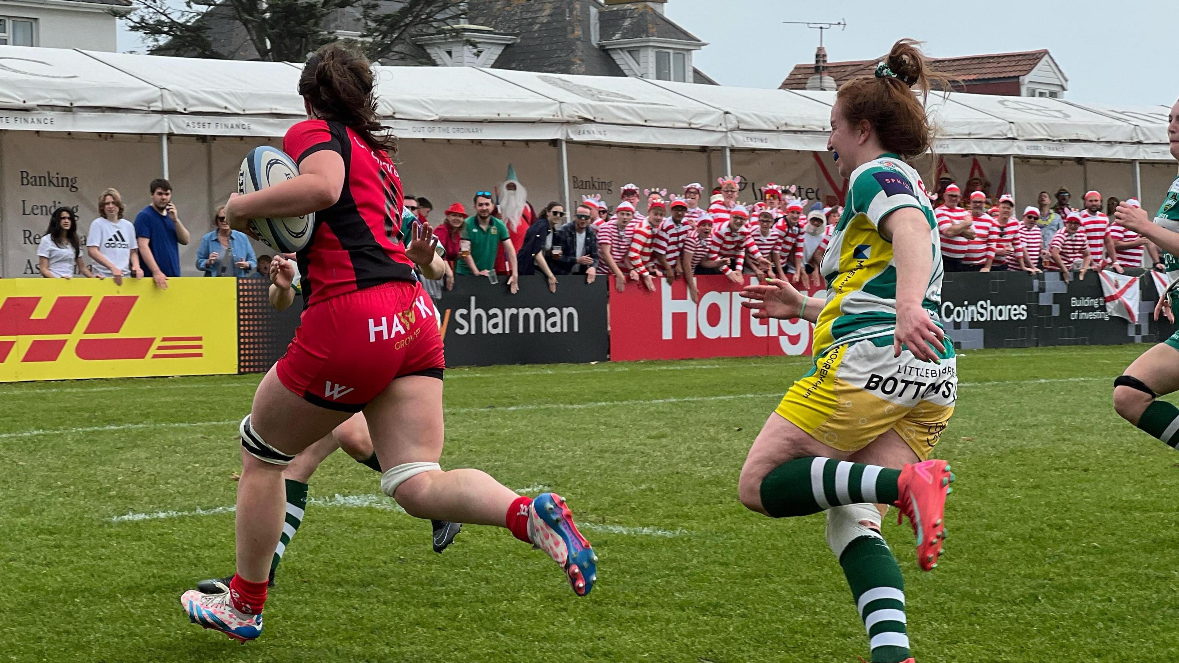 Action from Jersey against Guernsey