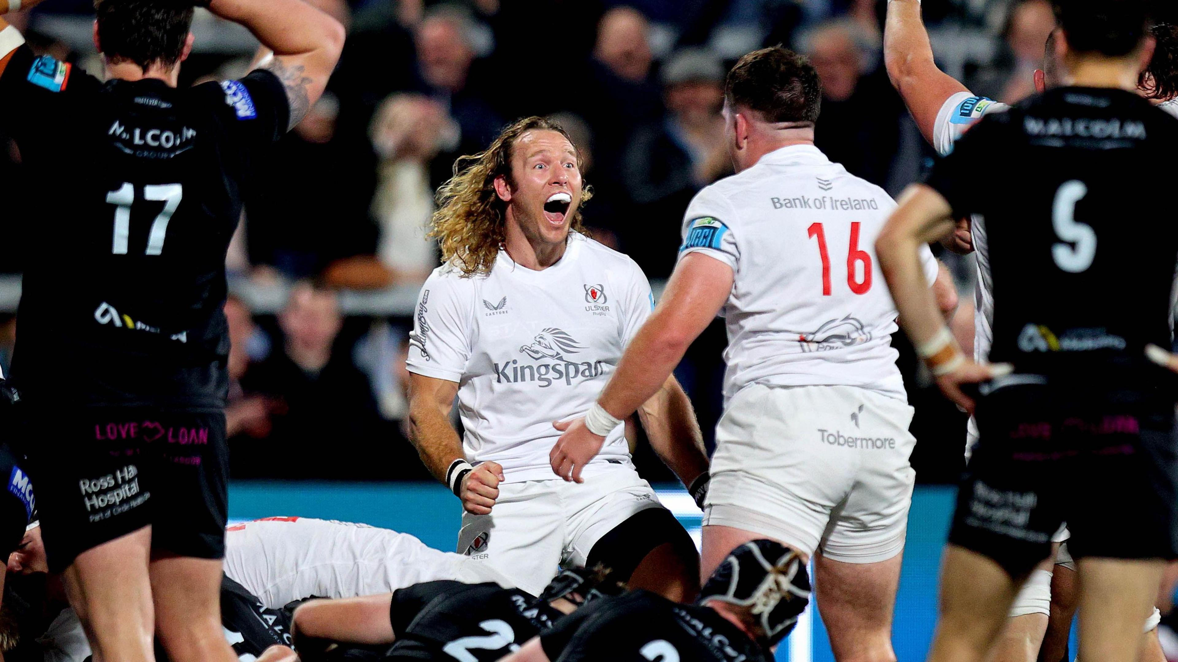 Werner Kok celebrates