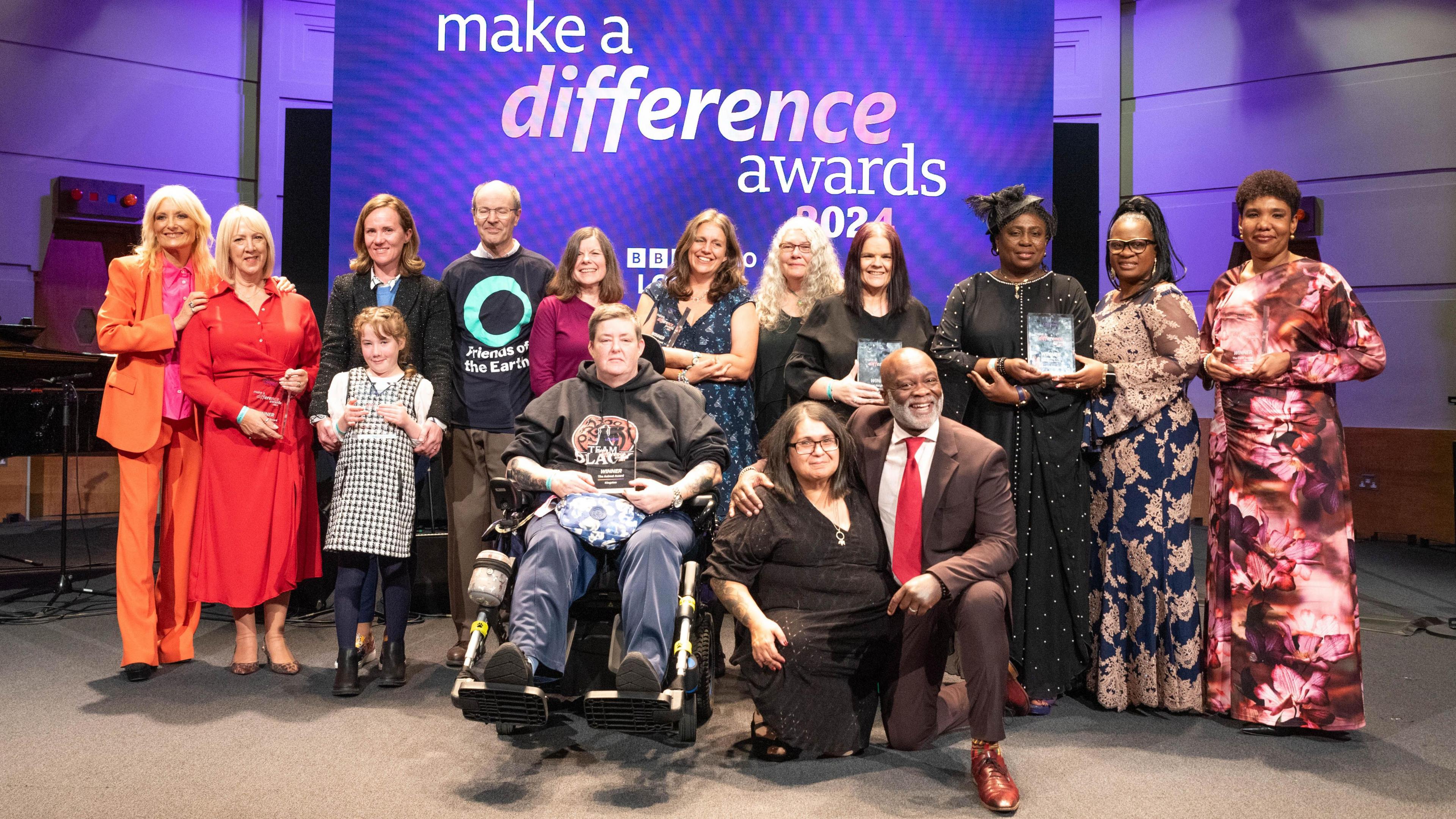 The Make a Difference Award winners