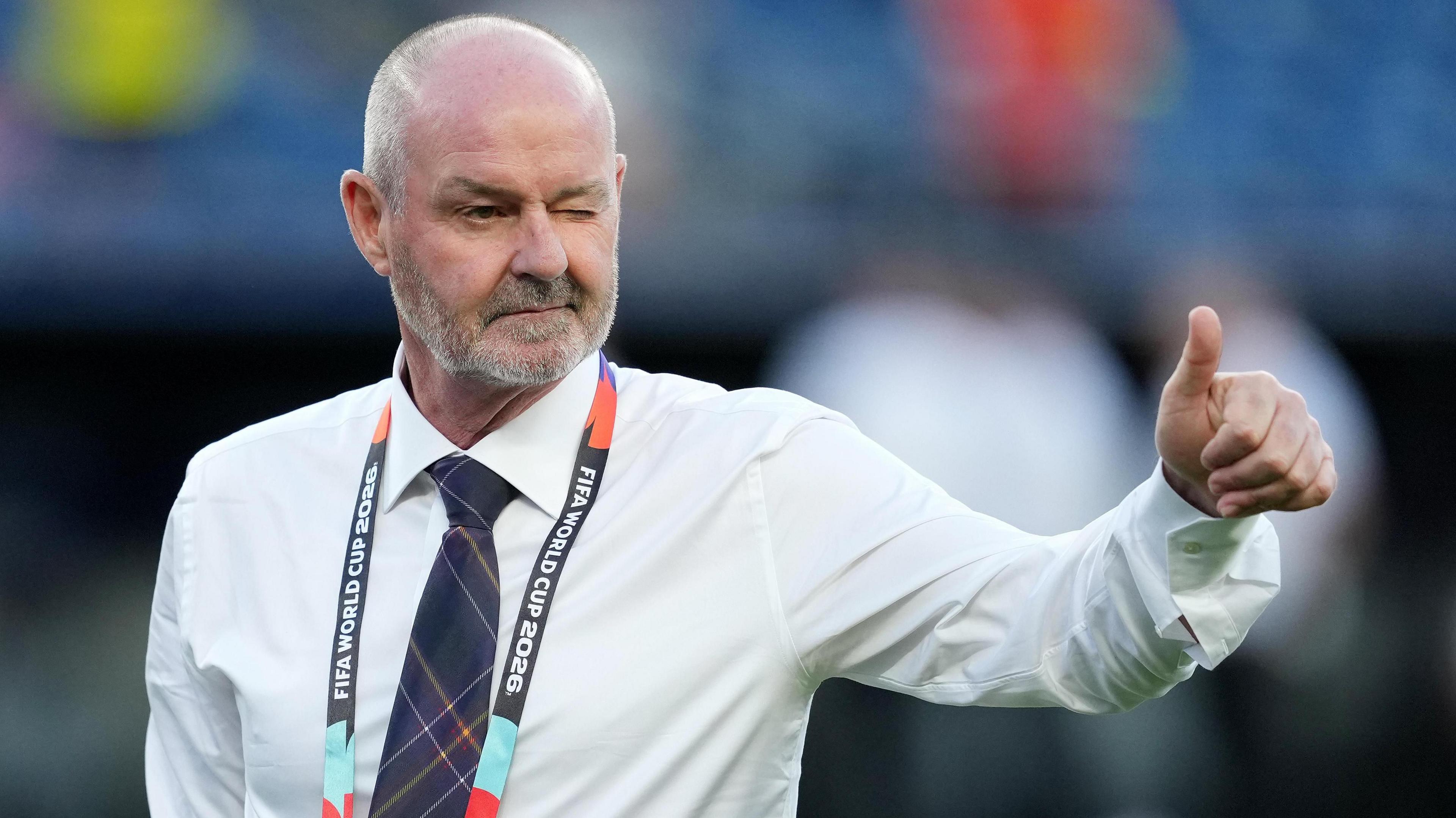 Head coach Steve Clarke was in relaxed mood pre-match