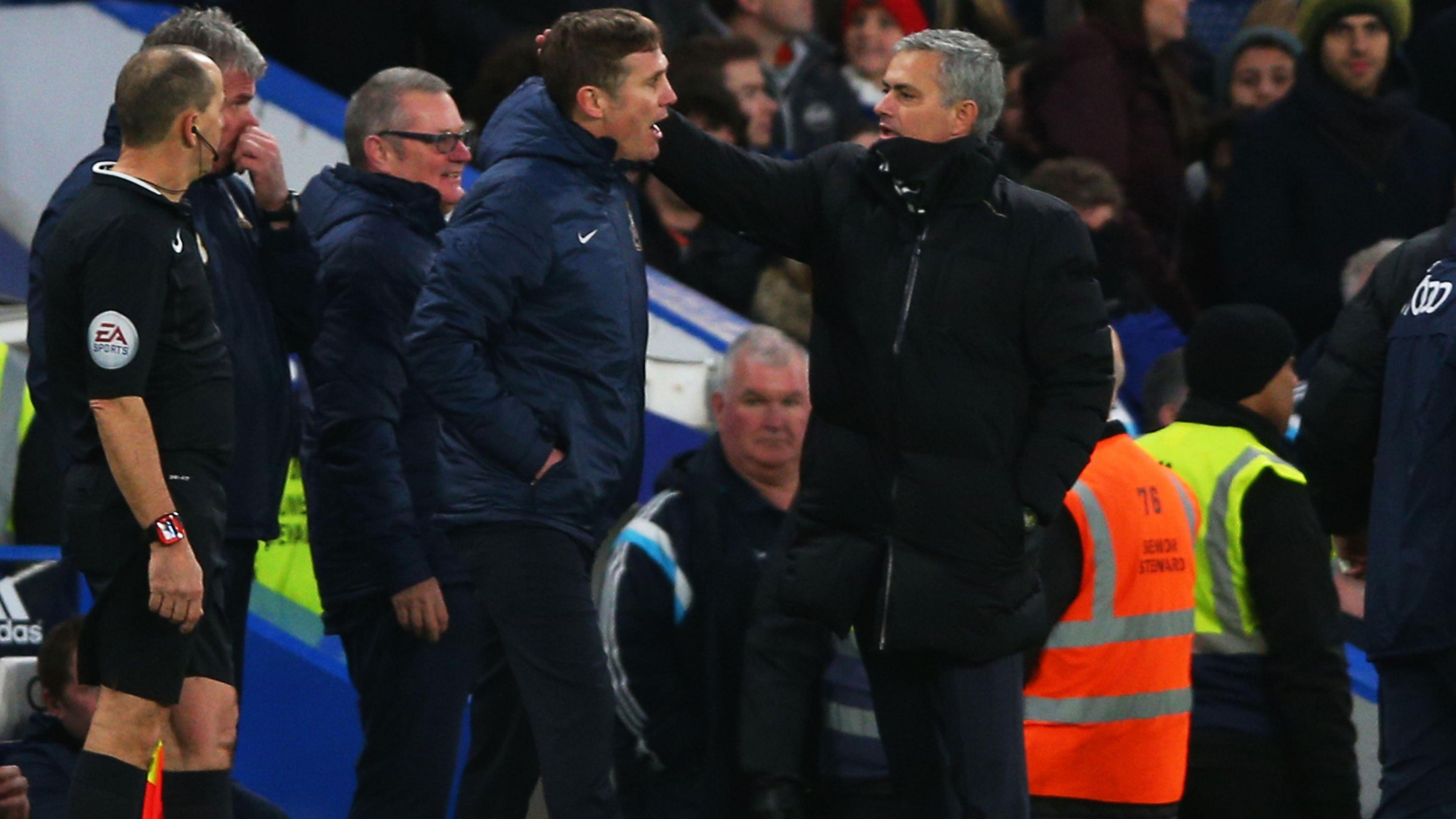Phil Parkinson and Jose Mourinho