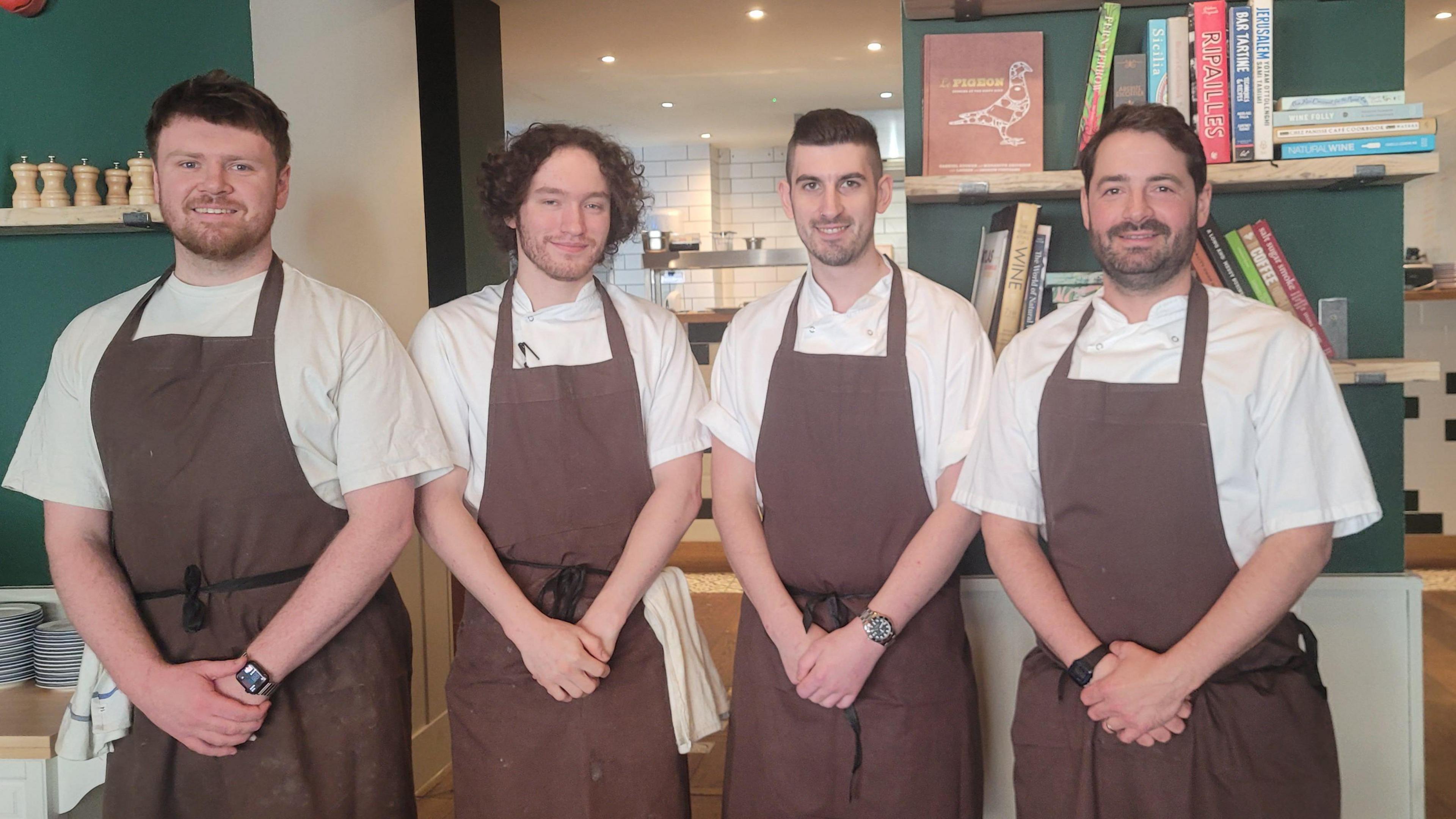 Bavette chefs (L-R) Harrison Smith, Joseph Thorp, Ryan Hill and Sandy Jarvis