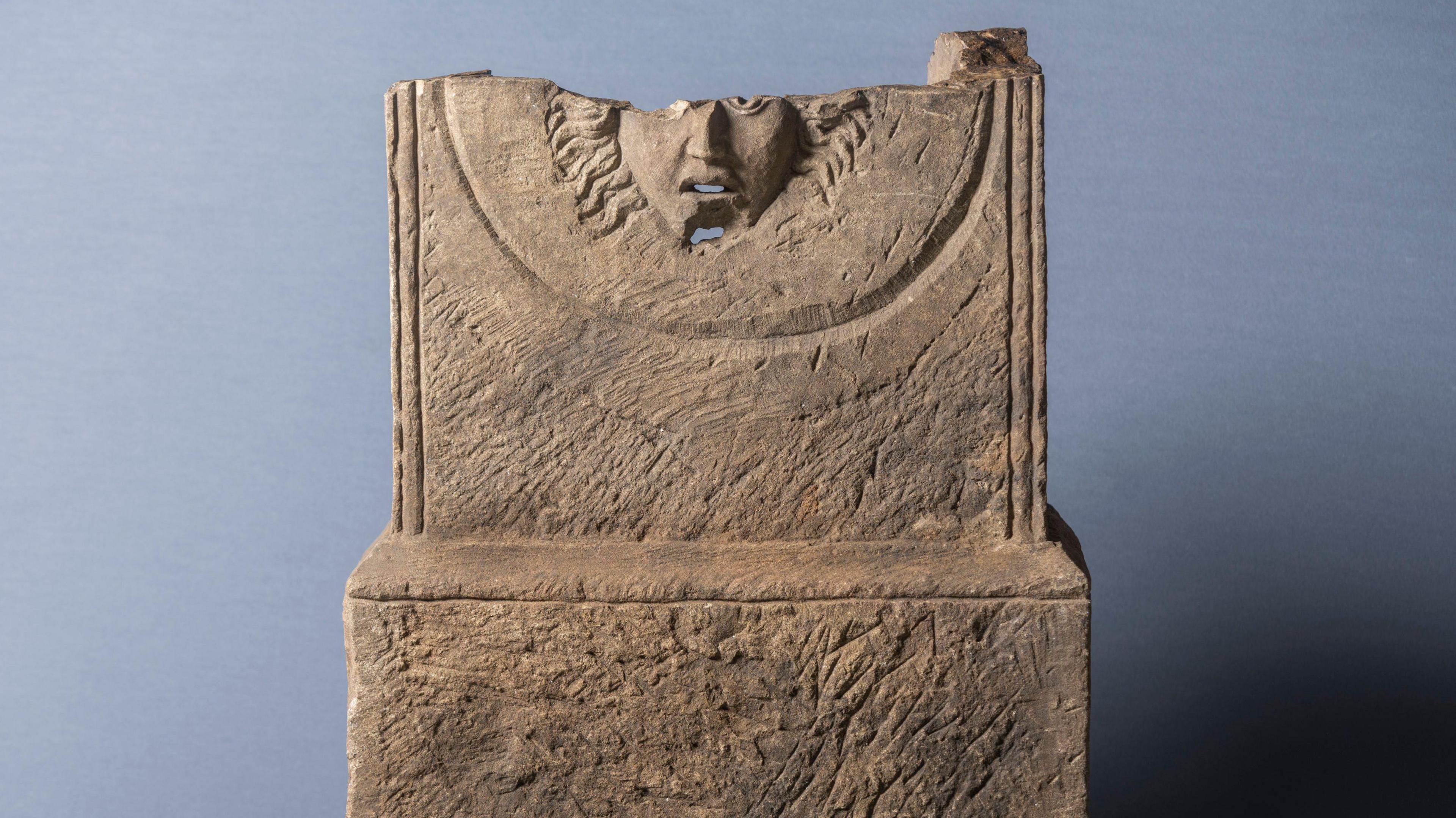 the alter before it was repaired